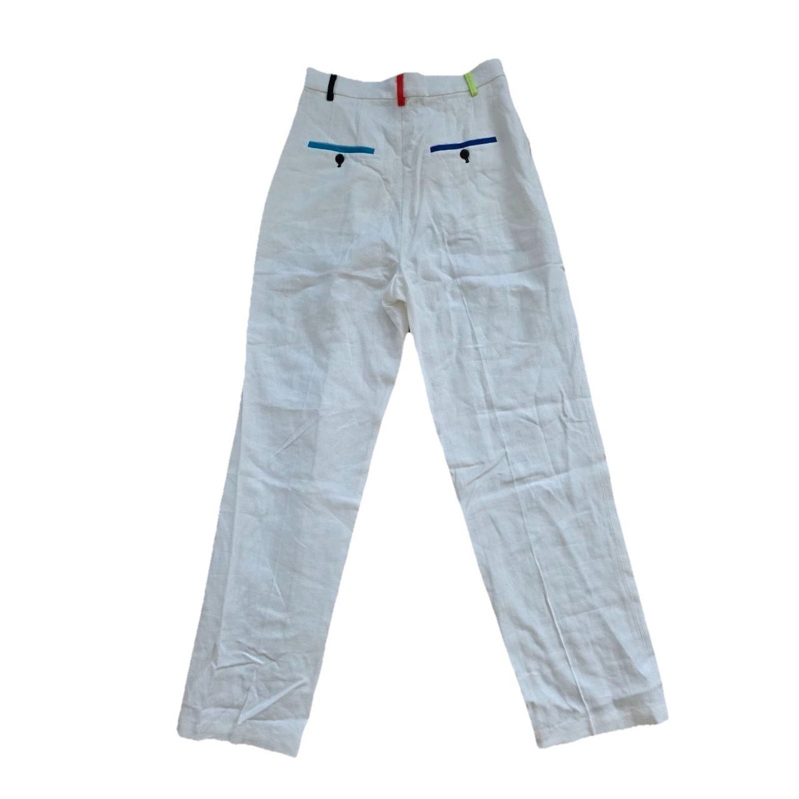 Christopher John Rogers CHRISTOPHER JOHN ROGERS ColorBlock Leg Pants 4 A001034 Size 26" / US 2 / IT 38 - 9 Thumbnail