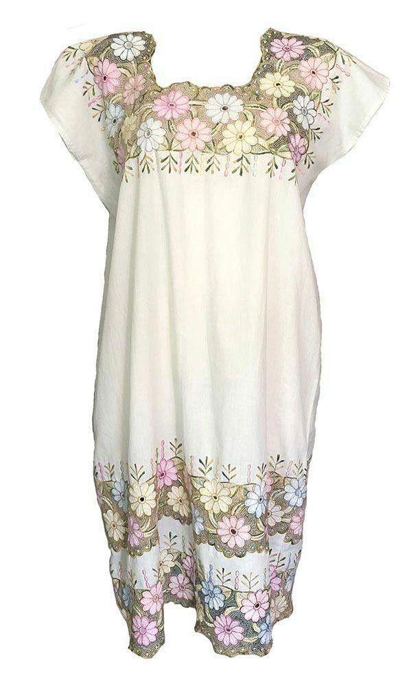 Designer Pre Owned White Hand Made Dress Xl Size XL / US 12-14 / IT 48-50 - 1 Thumbnail