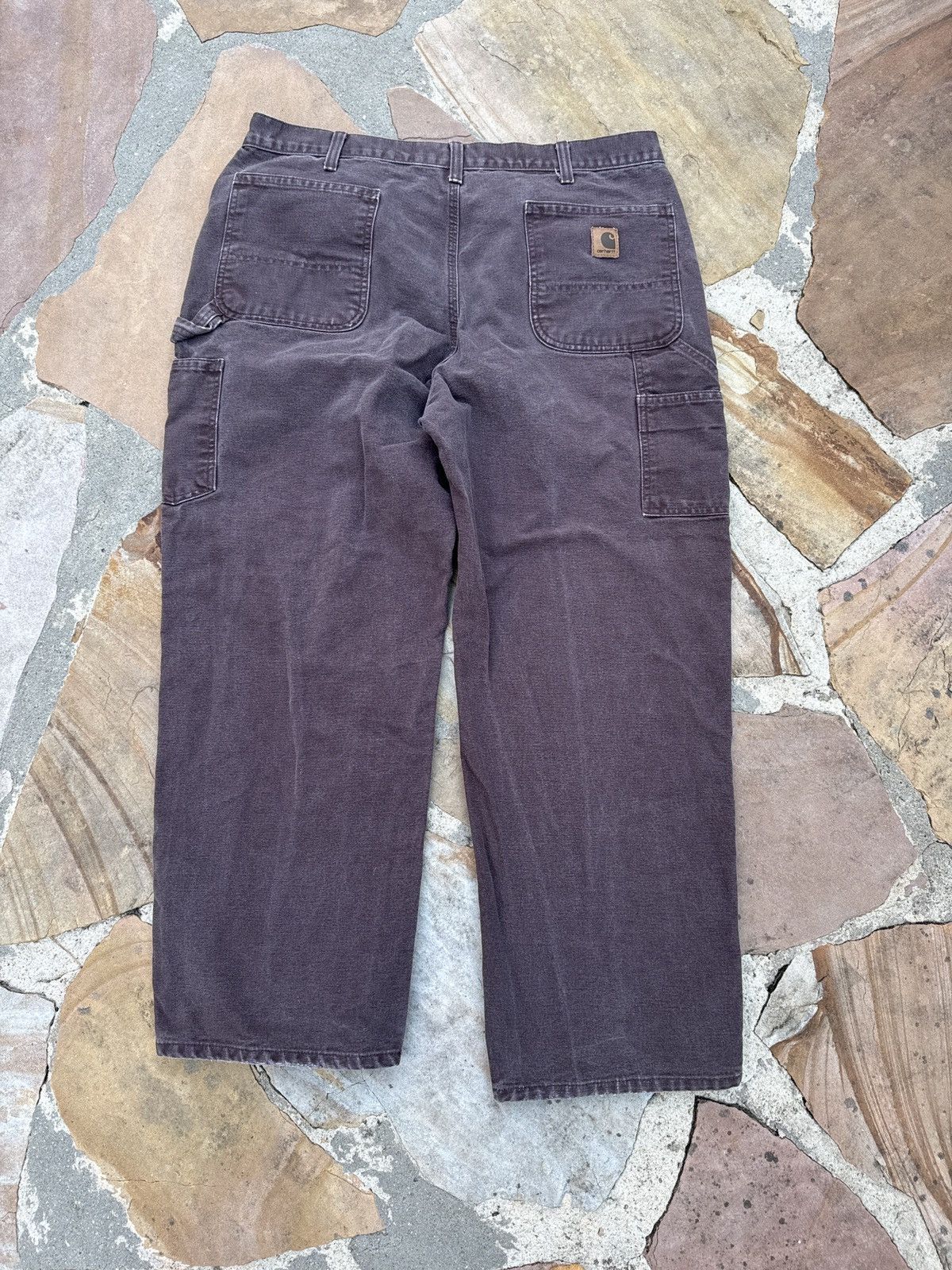 Carhartt Brown Carhartt Carpenter Dungaree Fit Pants Size US 38 / EU 54 - 2 Thumbnail