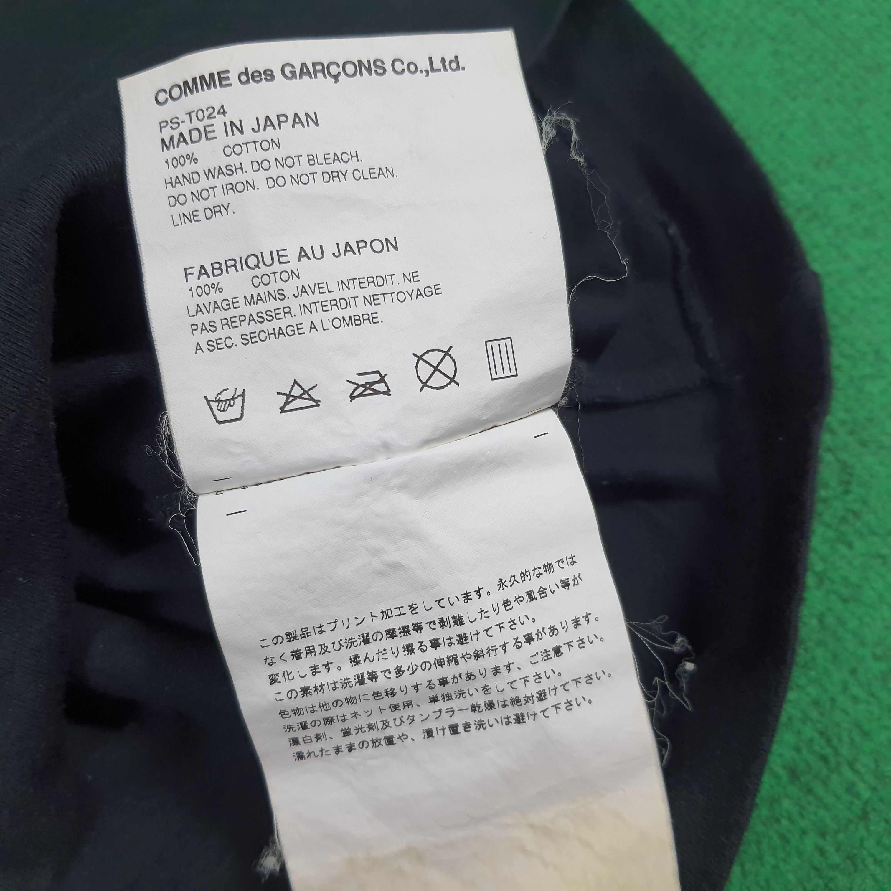 Comme des Garcons Homme Vintage 90s Comme Des Garcons Quotes Japan Tshirt C299N19 Size US M / EU 48-50 / 2 - 8 Thumbnail