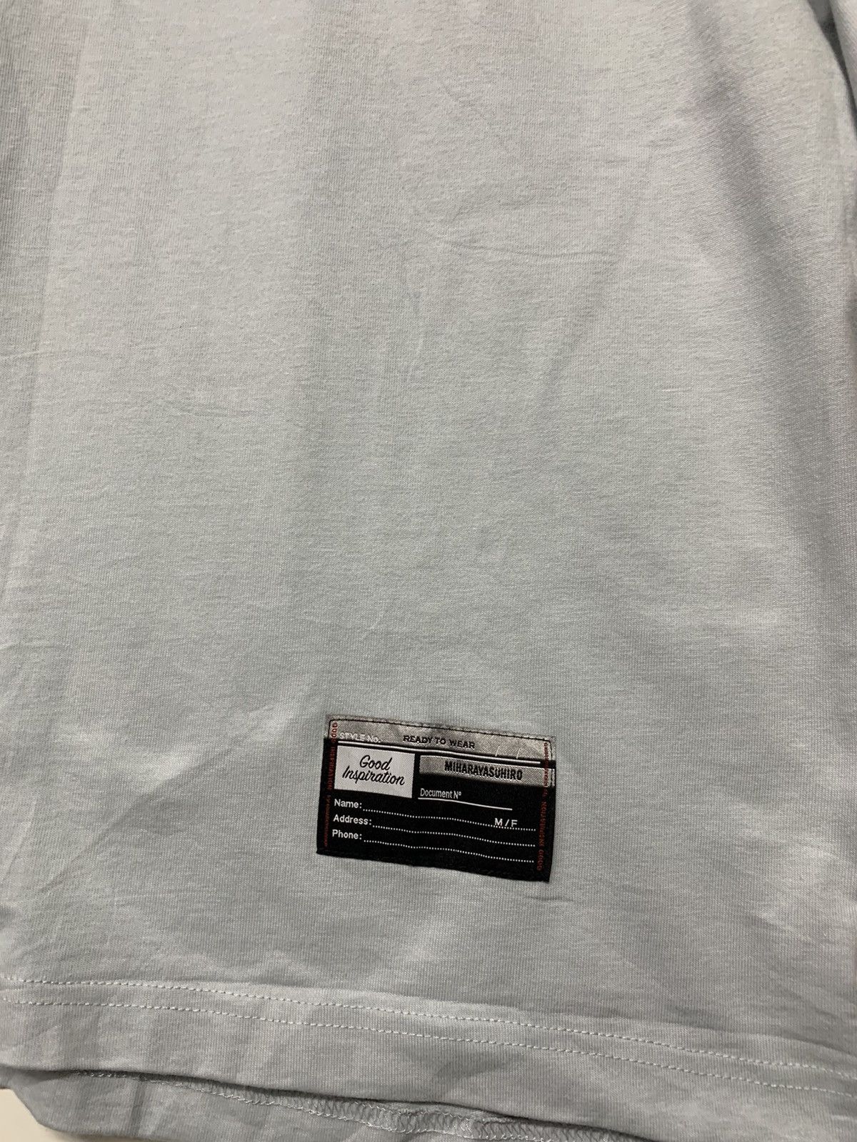 Maison MIHARA YASUHIRO Miharaya Suhiro Good Inspiration Center Logo T Shirt Size US M / EU 48-50 / 2 - 6 Thumbnail