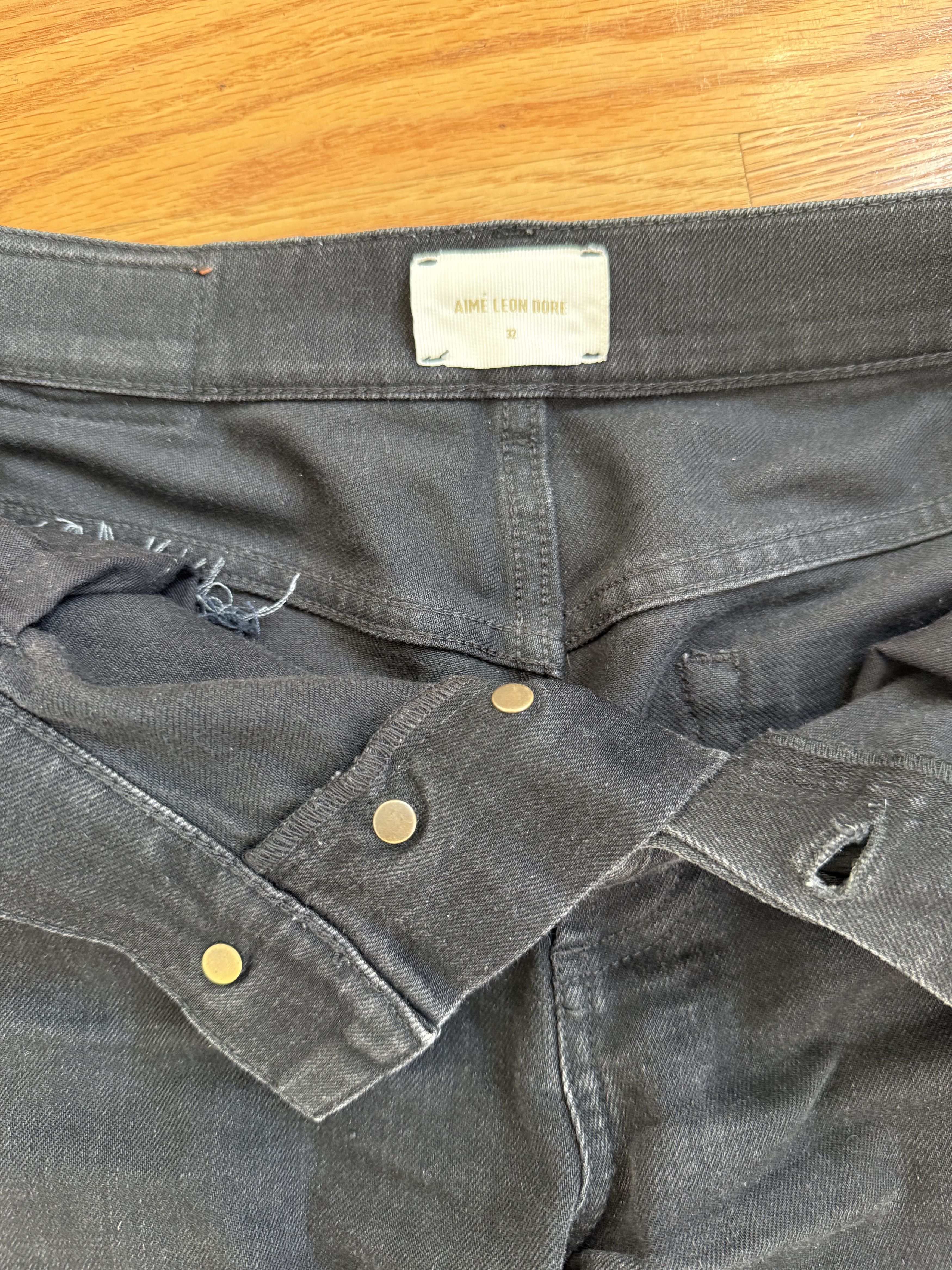 Aime Leon Dore Black ALD Jeans Size US 32 / EU 48 - 2 Thumbnail