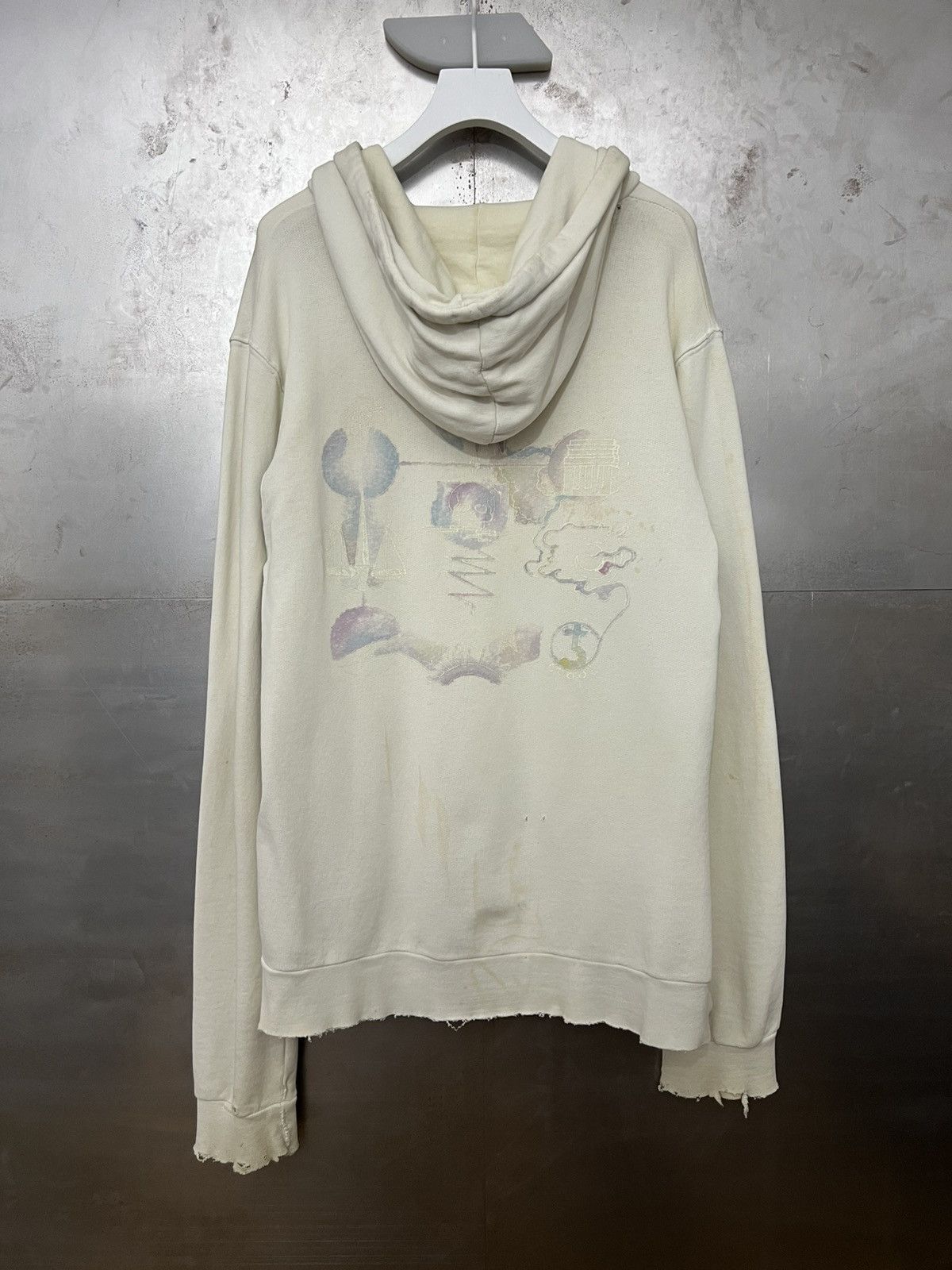 Raf Simons Raf Simons SS04 Hand-painted Siddhartha Hoodie Size US XL / EU 56 / 4 - 1 Thumbnail