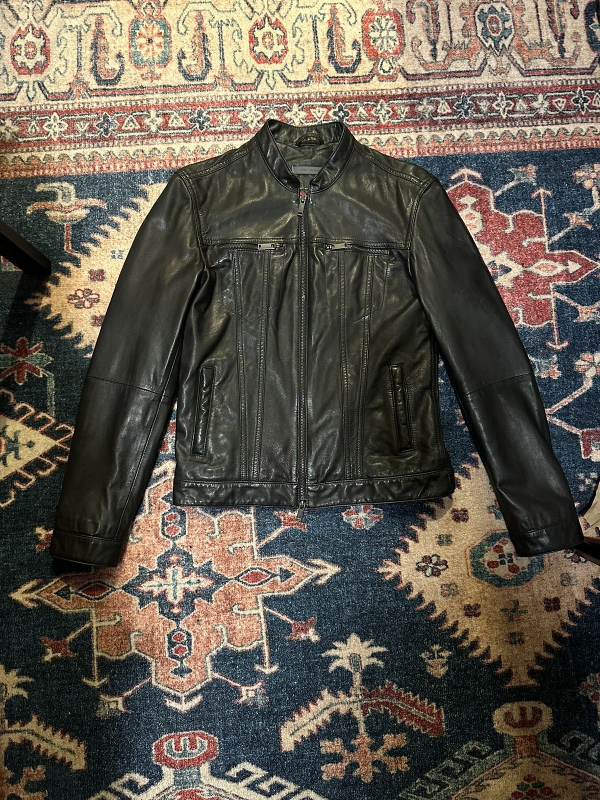 John Varvatos MAINLINE Brando Lambskin Jacket (Slim S / XS)