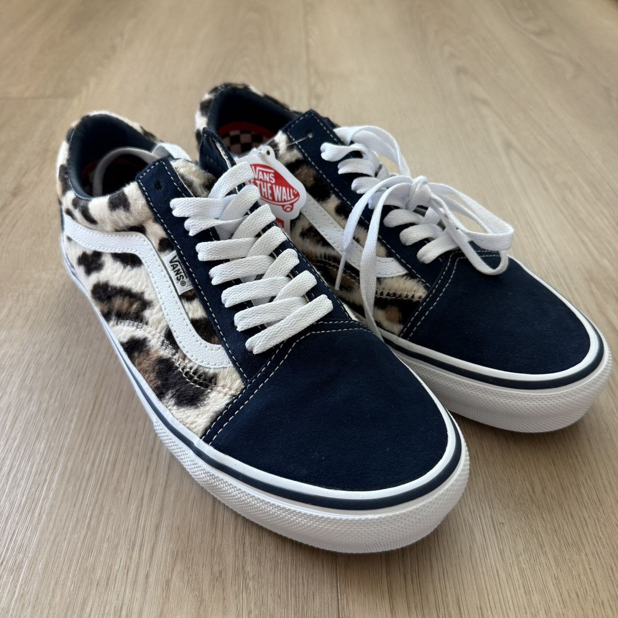 Vans Old Skool x Supreme Leopard Navy (9)