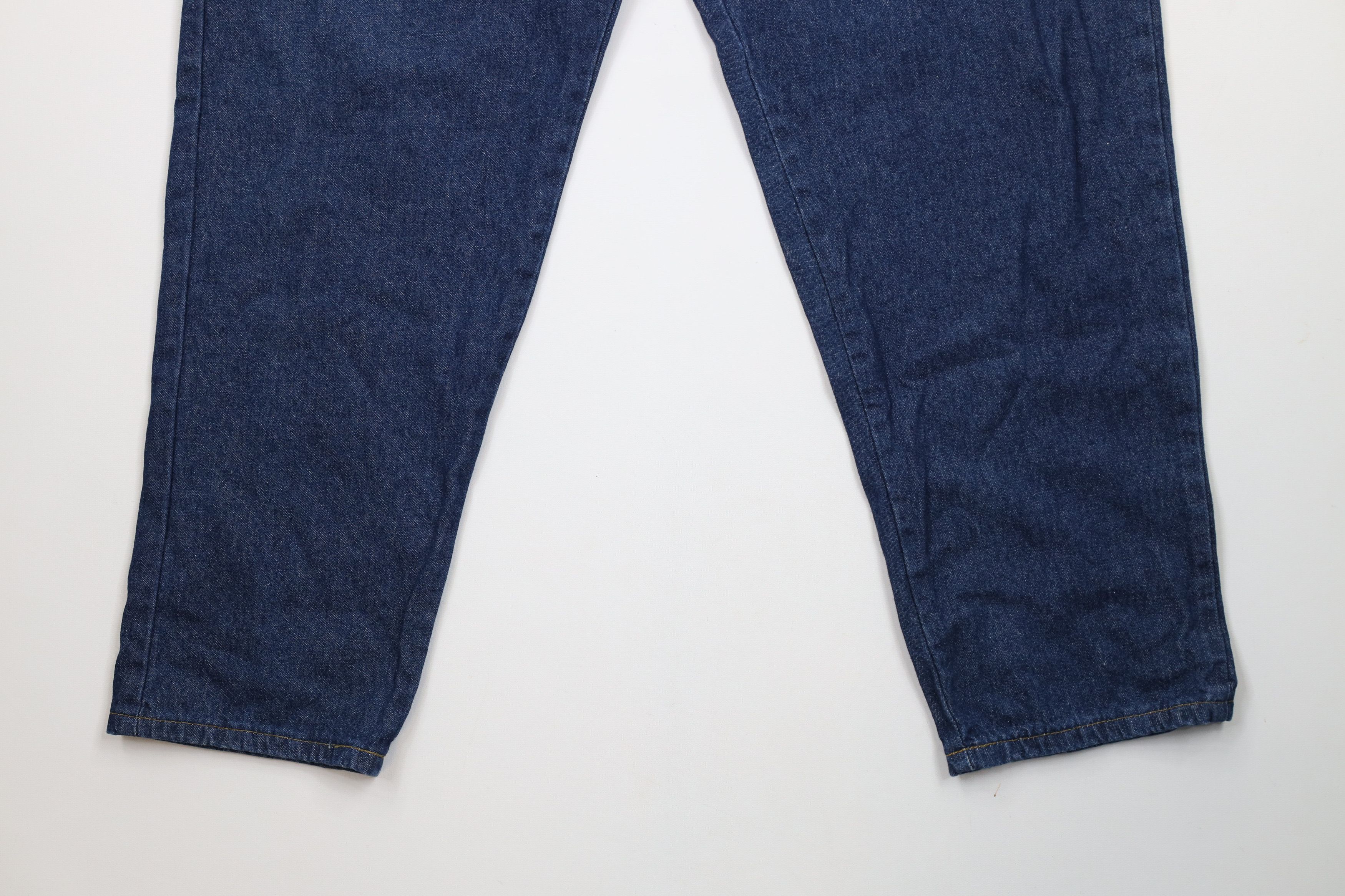 Vintage Vintage 90s Streetwear Waist Tapered Leg Denim Jeans USA Size 40" / US 18 - 4 Thumbnail