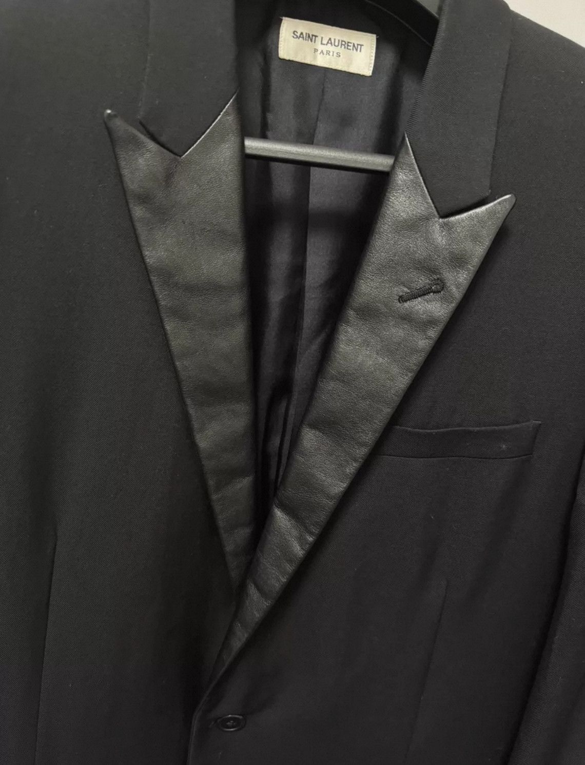Saint Laurent Paris Saint Laurent Paris 14 Spring/Summer Sheepskin Sword Colla Size 52R - 3 Thumbnail