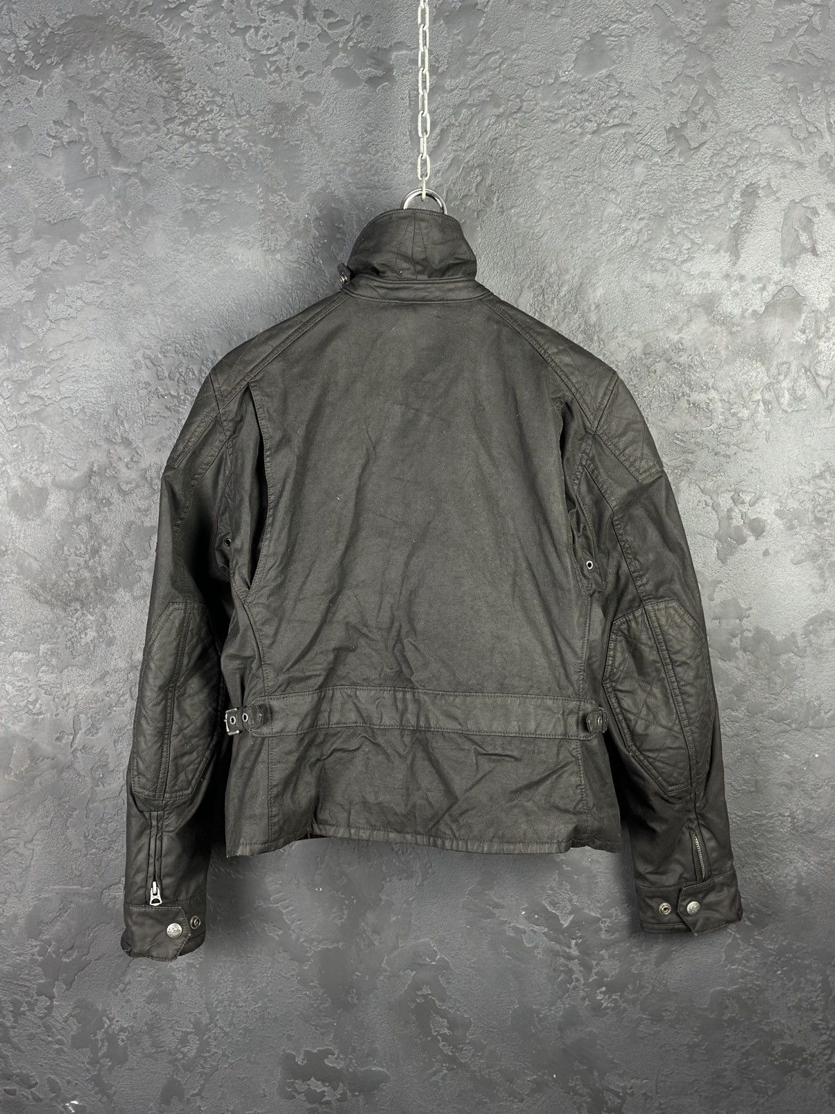 Polo Ralph Lauren × Vintage Polo Ralph Lauren Double Riders Oiled Leather Jacket SizeS-M Size US S / EU 44-46 / 1 - 12 Thumbnail