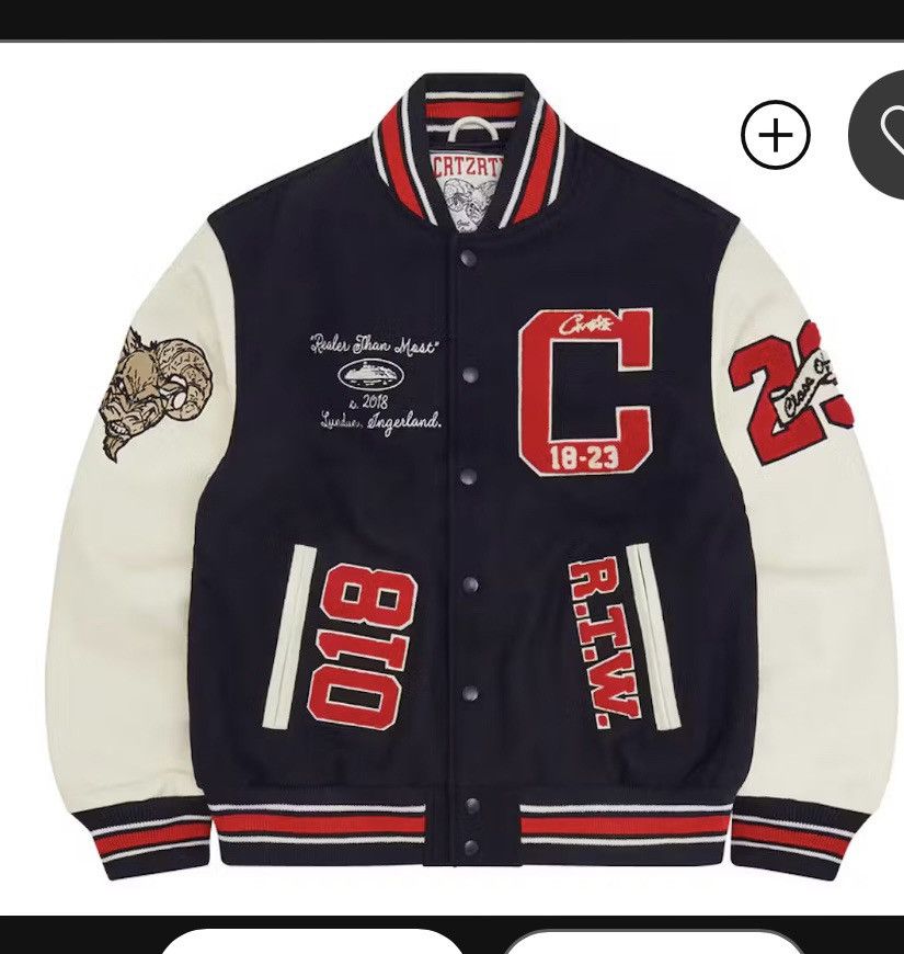 Corteiz Corteiz “GOAT” Varisty jacket [DEADSTOCK] Size US S / EU 44-46 / 1 - 2 Thumbnail