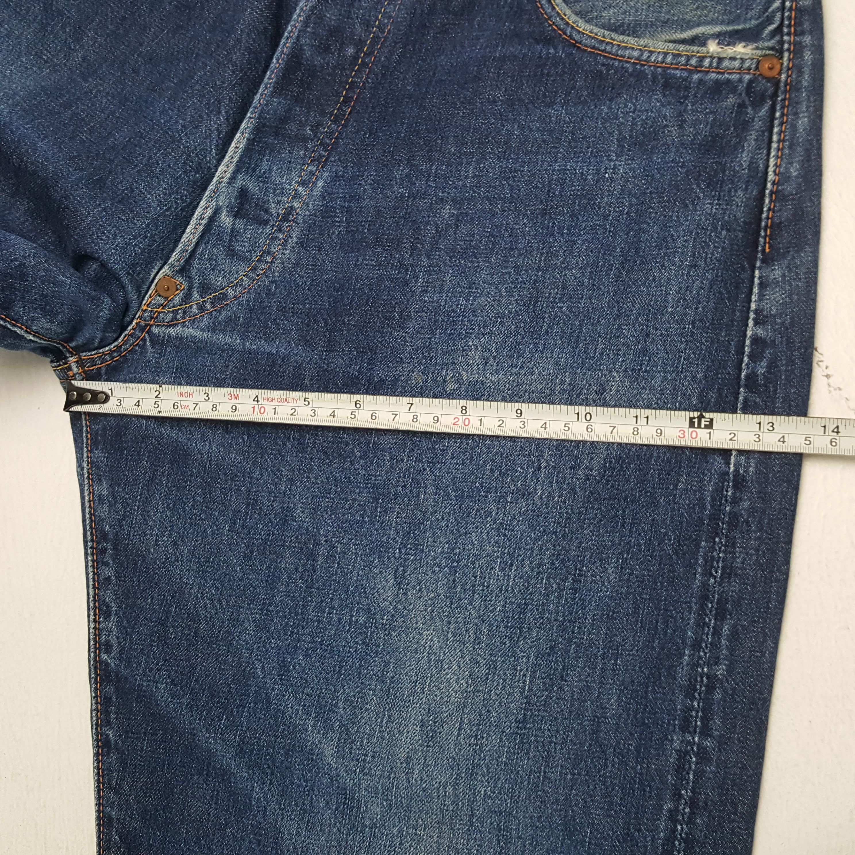 Evisu EVISU Jeans Japanese Brand Streetwear Custom Daicock Style Size US 31 - 9 Thumbnail