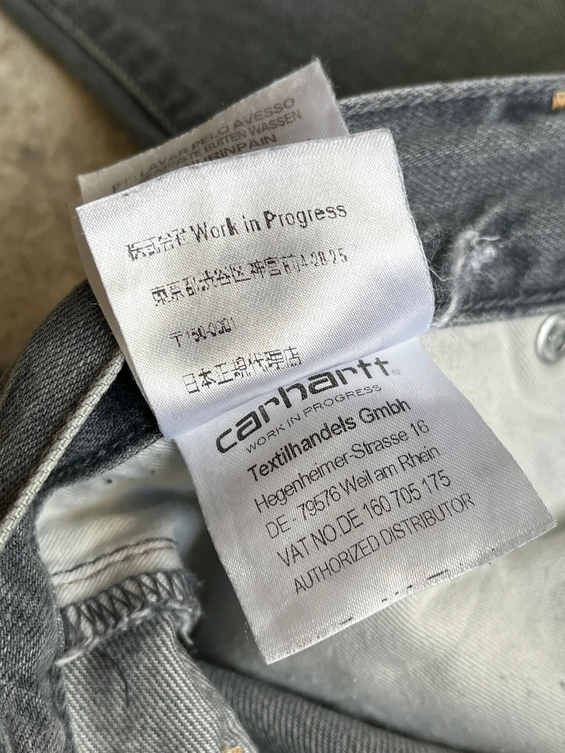 Carhartt Carhartt 2016 Grey Jeans Denim Klondike Pants Sz W 28 L 32 Size US 28 / EU 44 - 14 Thumbnail