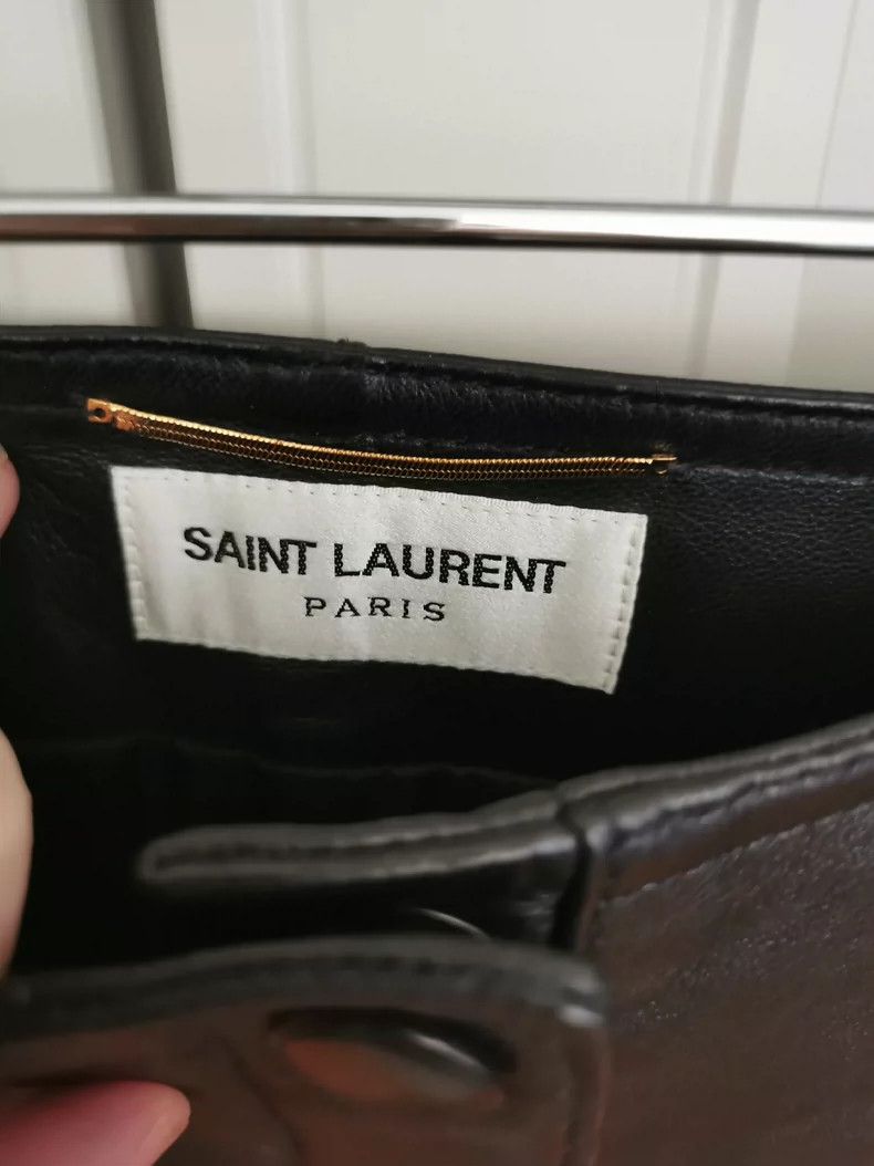 Saint Laurent Paris Saint Laurent Paris Leather shorts 2505-Nextarrow Size 35" - 2 Thumbnail