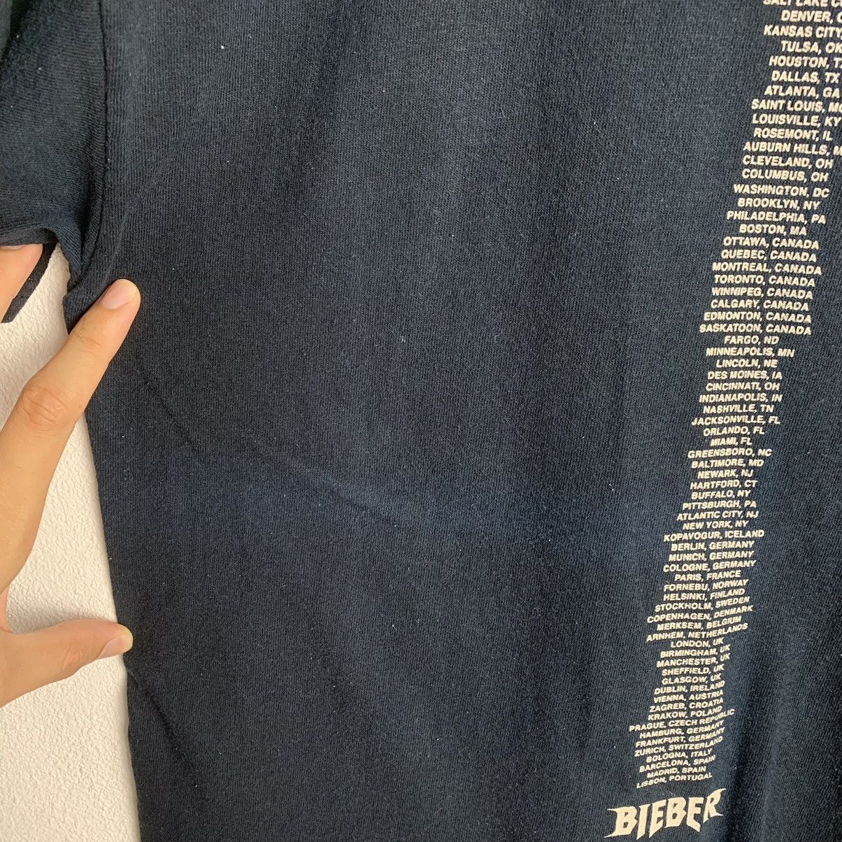 Justin Bieber × Vintage Vintage Justin Bieber Purpose Tour Tee Uneven Faded Size US S / EU 44-46 / 1 - 17 Thumbnail