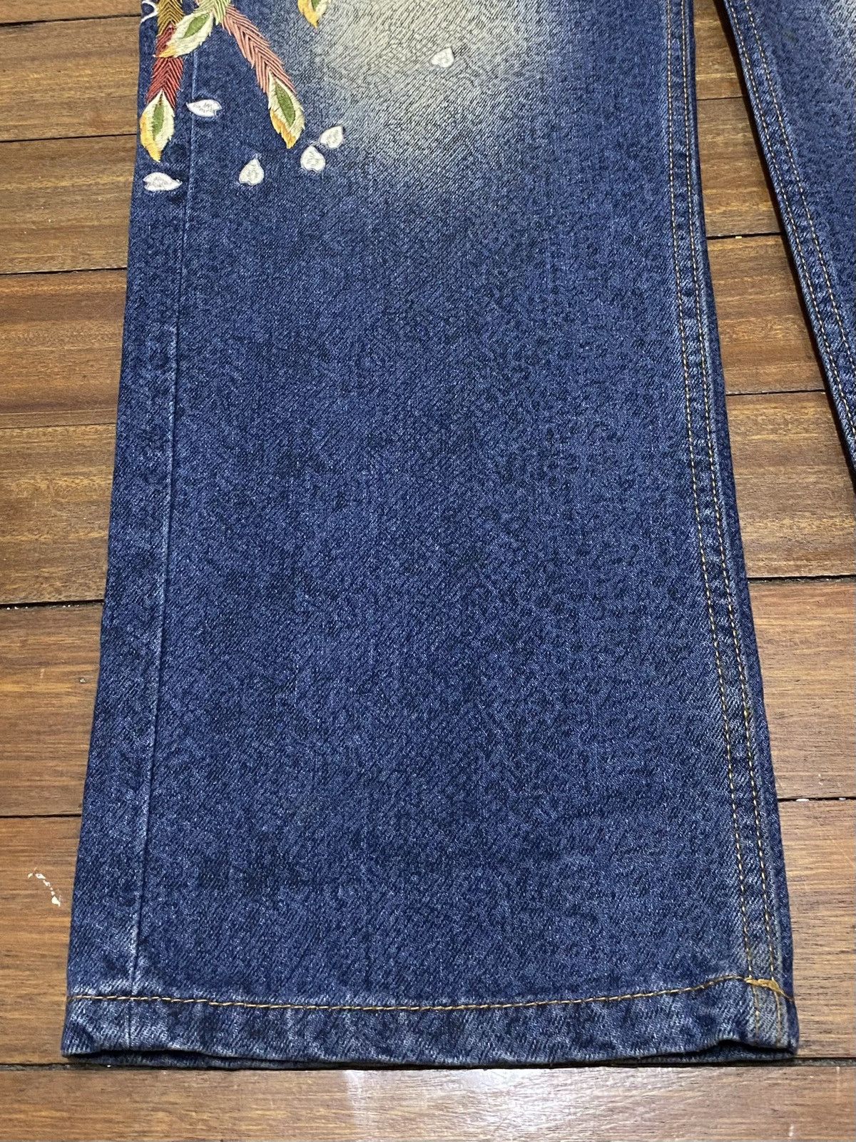 Japanese Brand × Vintage Very Rare Vintage Bukkirabou Sukajan Baggy Jeans 1990s Size US 40 / EU 56 - 5 Thumbnail