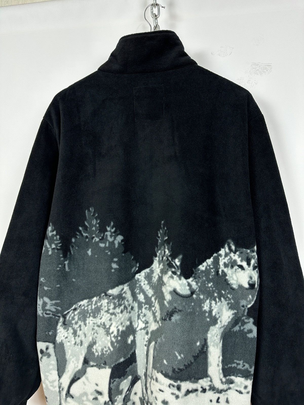 Native Vintage Wolfs Fluffy Fleece All Over Print Jacket Size US XL / EU 56 / 4 - 13 Thumbnail