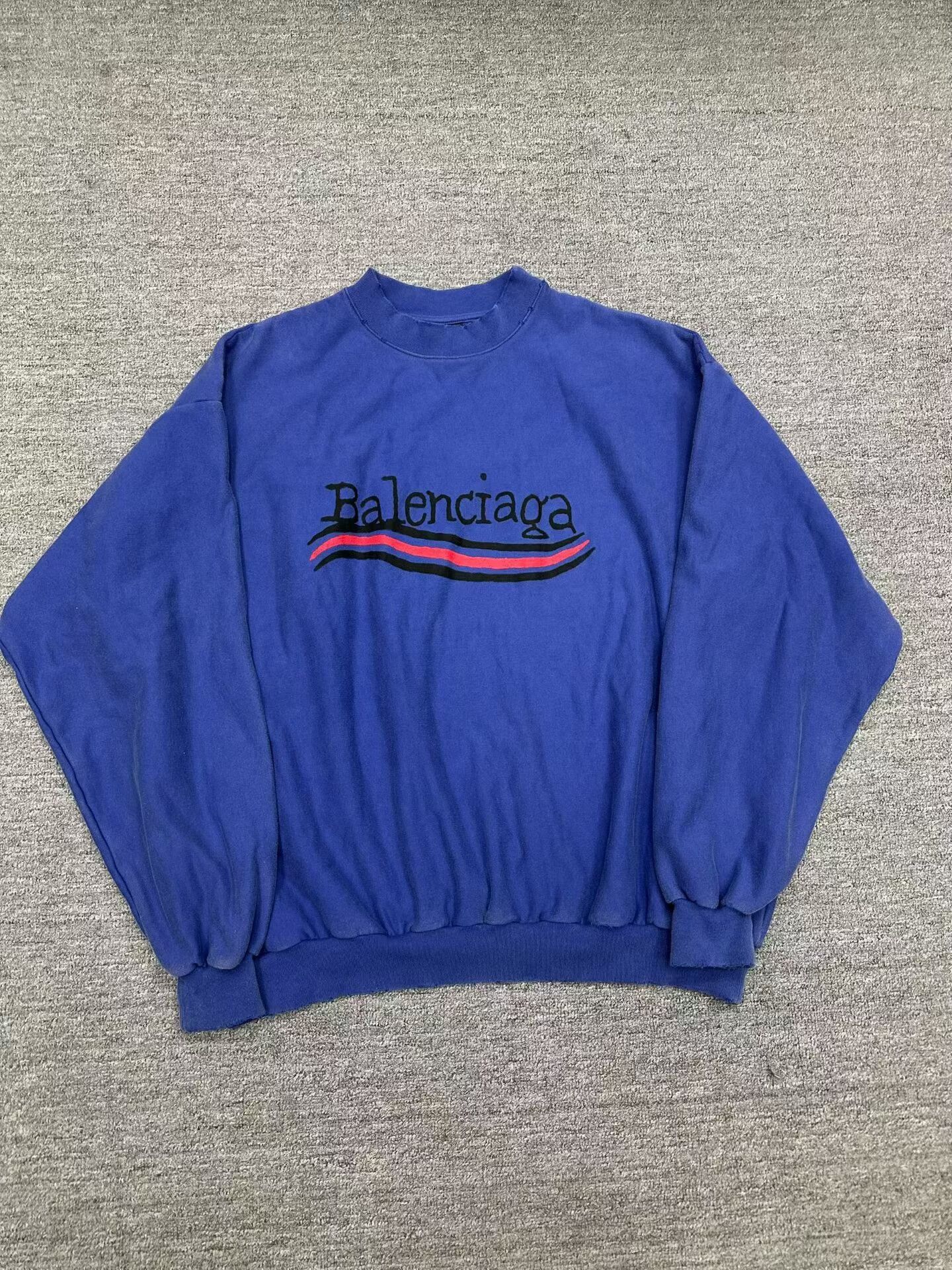Balenciaga Balenciaga Wave Sweatshirt Size US S / EU 44-46 / 1 - 1 Thumbnail