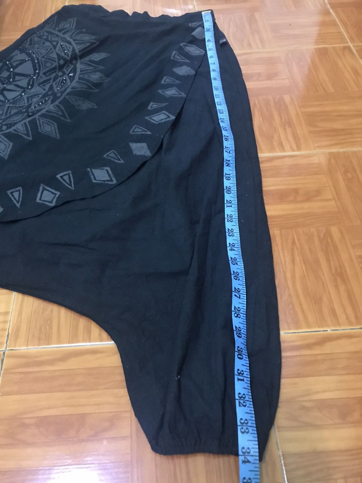 Japanese Brand size 28-34 ‼️‼️Handmade Aladdin Skirt Festival Bohemian Pant Size US 30 / EU 46 - 12 Thumbnail