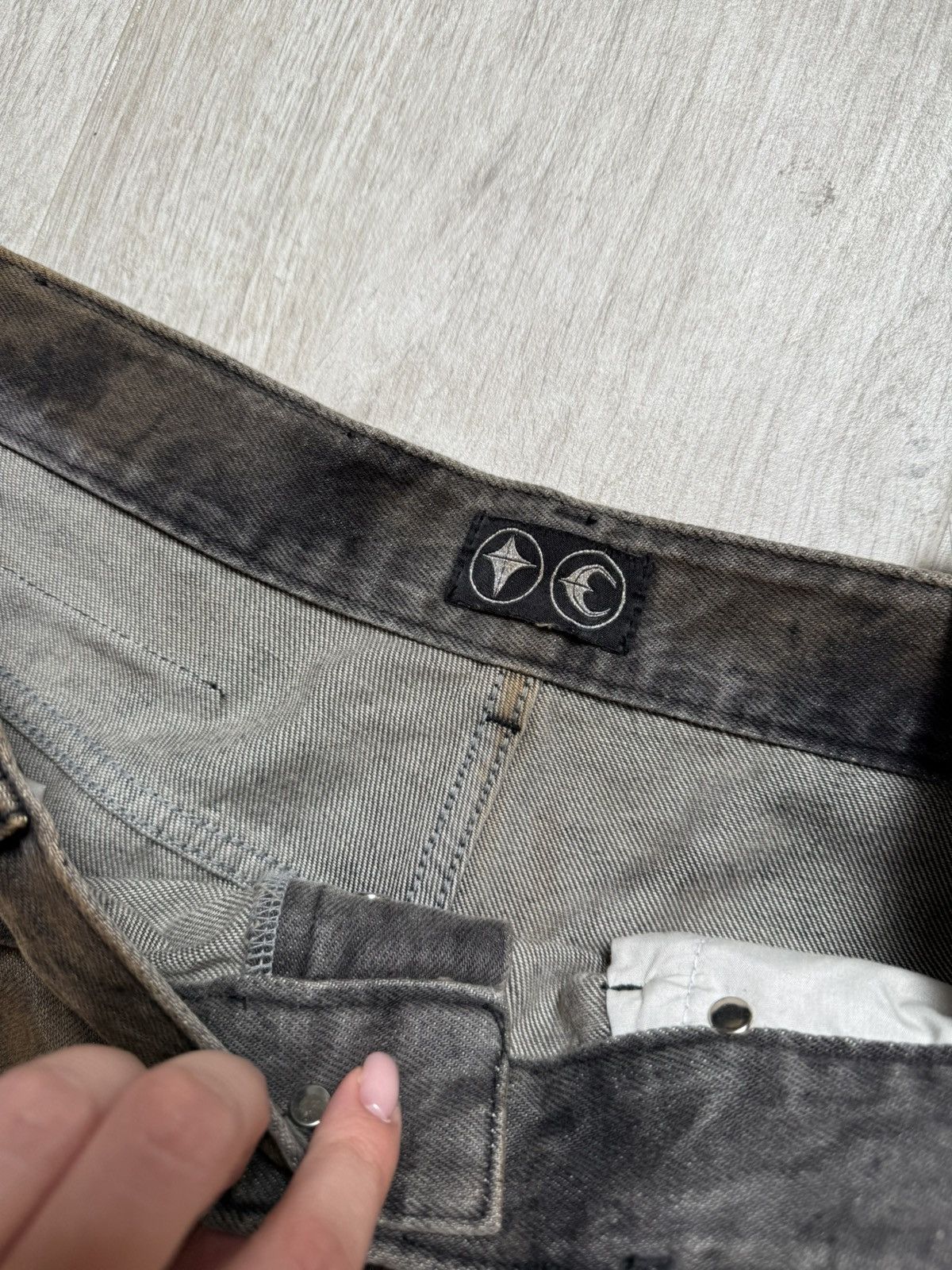 Thug Club Thug Club Brown Laser Cut Jeans Size US 36 / EU 52 - 2 Thumbnail