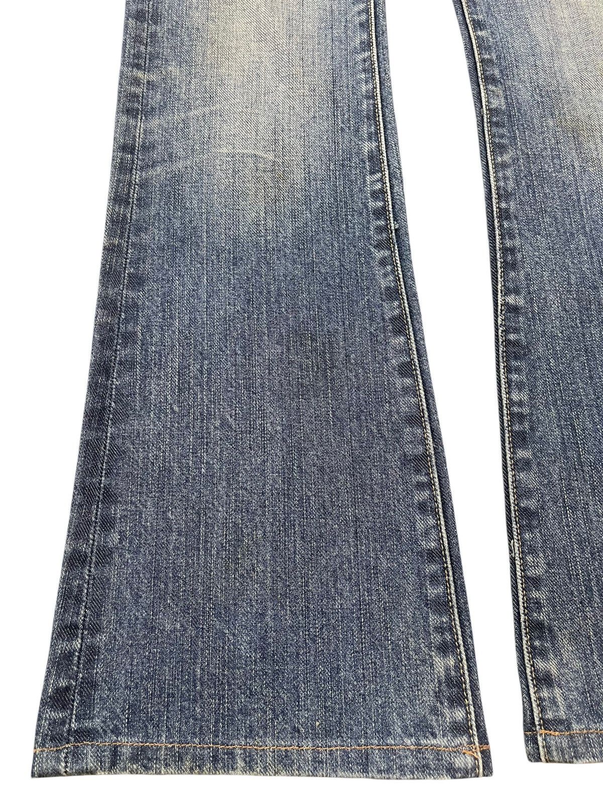 If Six Was Nine Vintage Japanese Brand Blue Faded Wash Style Flare Jeans Size US 28 / EU 44 - 7 Thumbnail