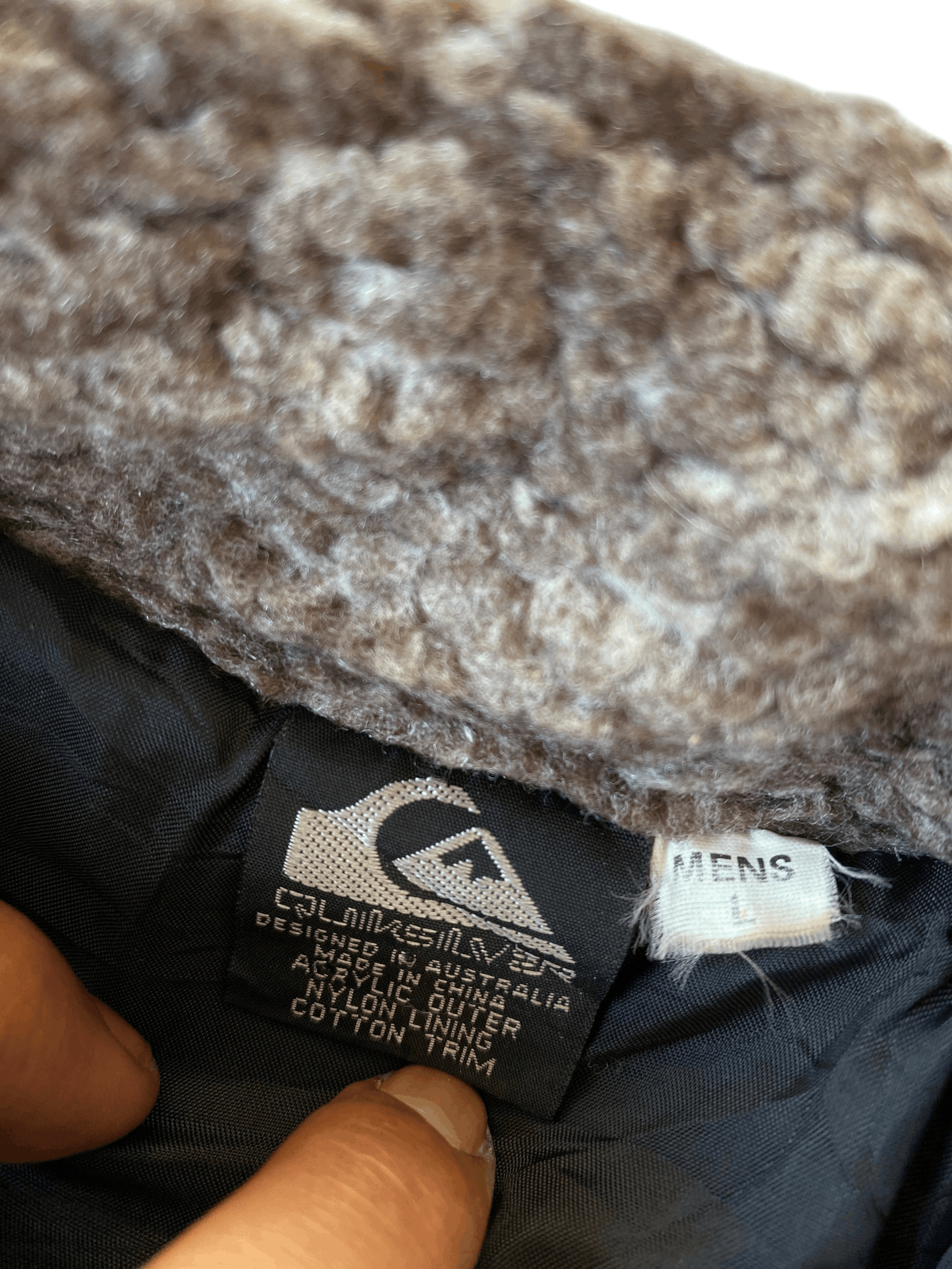 Quiksilver Rare 90's Quiksilver Teddy Fleece Corduroy Jacket Size US L / EU 52-54 / 3 - 8 Thumbnail