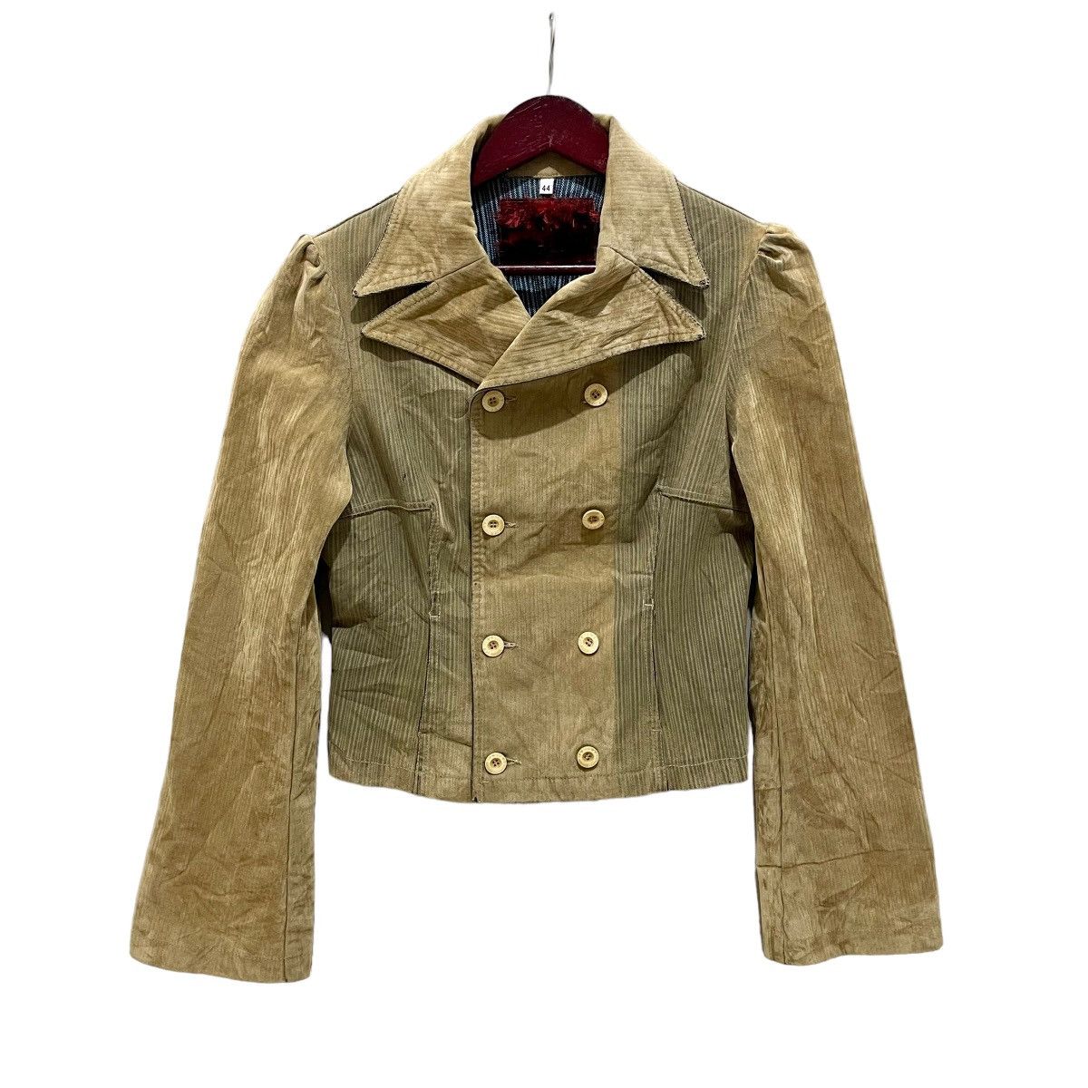 Vintage Pianurastudio Double Breasted Cropped Jacket Size M / US 6-8 / IT 42-44 - 1 Thumbnail