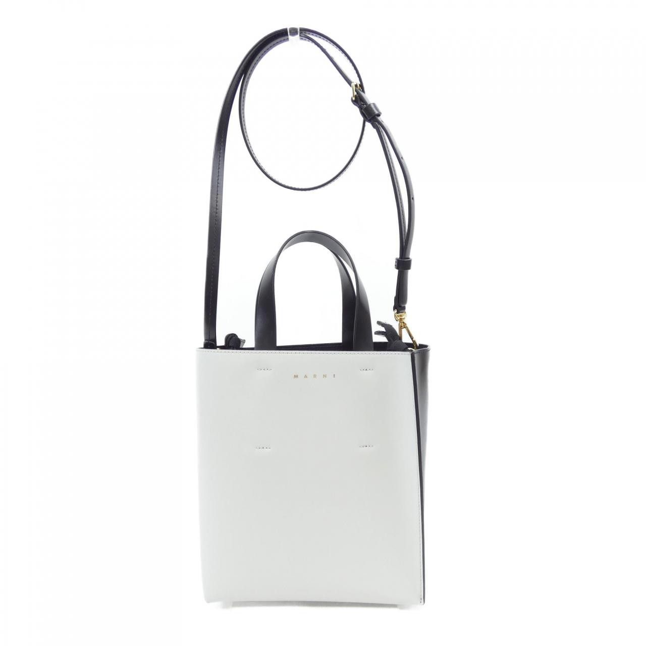 Marni Marni Marni MUSEO calf mini bag Leather Crossbody Bag SHMP0039Y0 DUTY FREE for USA Size ONE SIZE - 1 Thumbnail