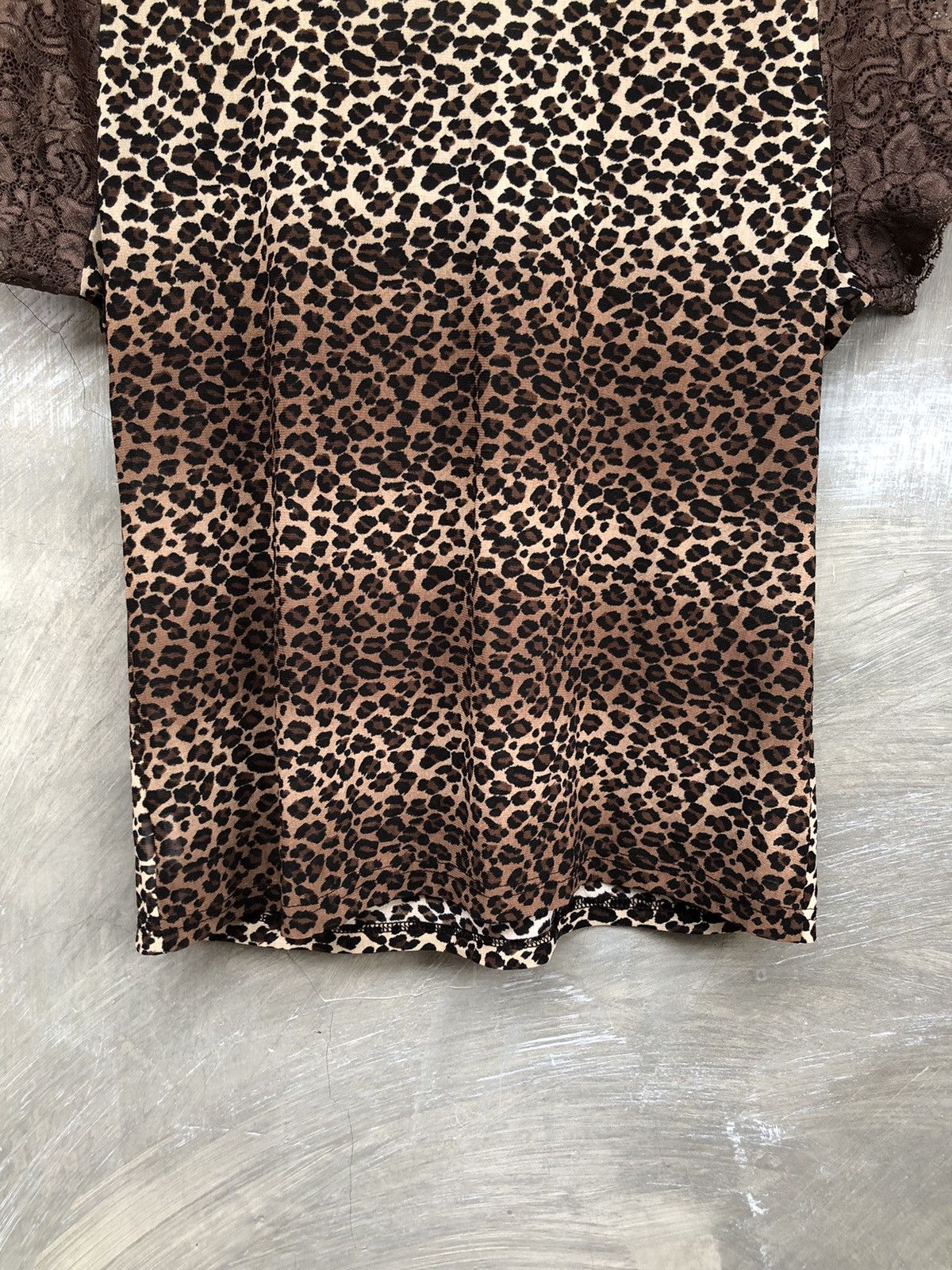Japanese Brand Y2K Leopard Pattern Blouse Tops Women Size M / US 6-8 / IT 42-44 - 10 Thumbnail