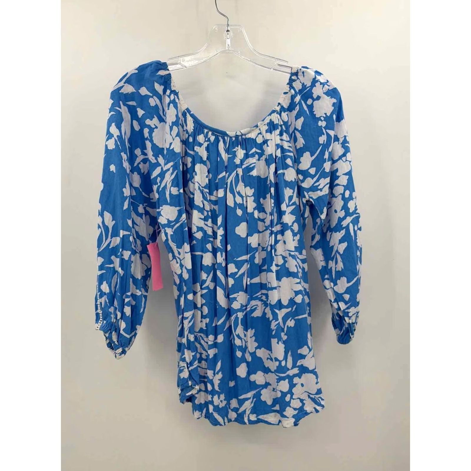 Vintage Walker & Wade Blouse Size Small Blue Pre-Owned Size S / US 4 / IT 40 - 3 Thumbnail