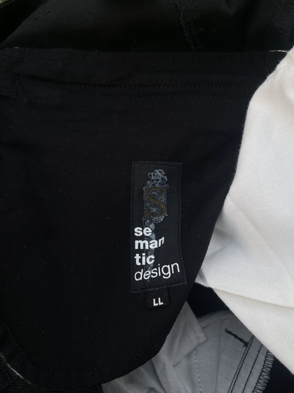 If Six Was Nine × Japanese Brand × semanticdesign RARE SEMANTIC DESIGN BLACK MULTI POCKET PANTS Size US 32 / EU 48 - 7 Thumbnail