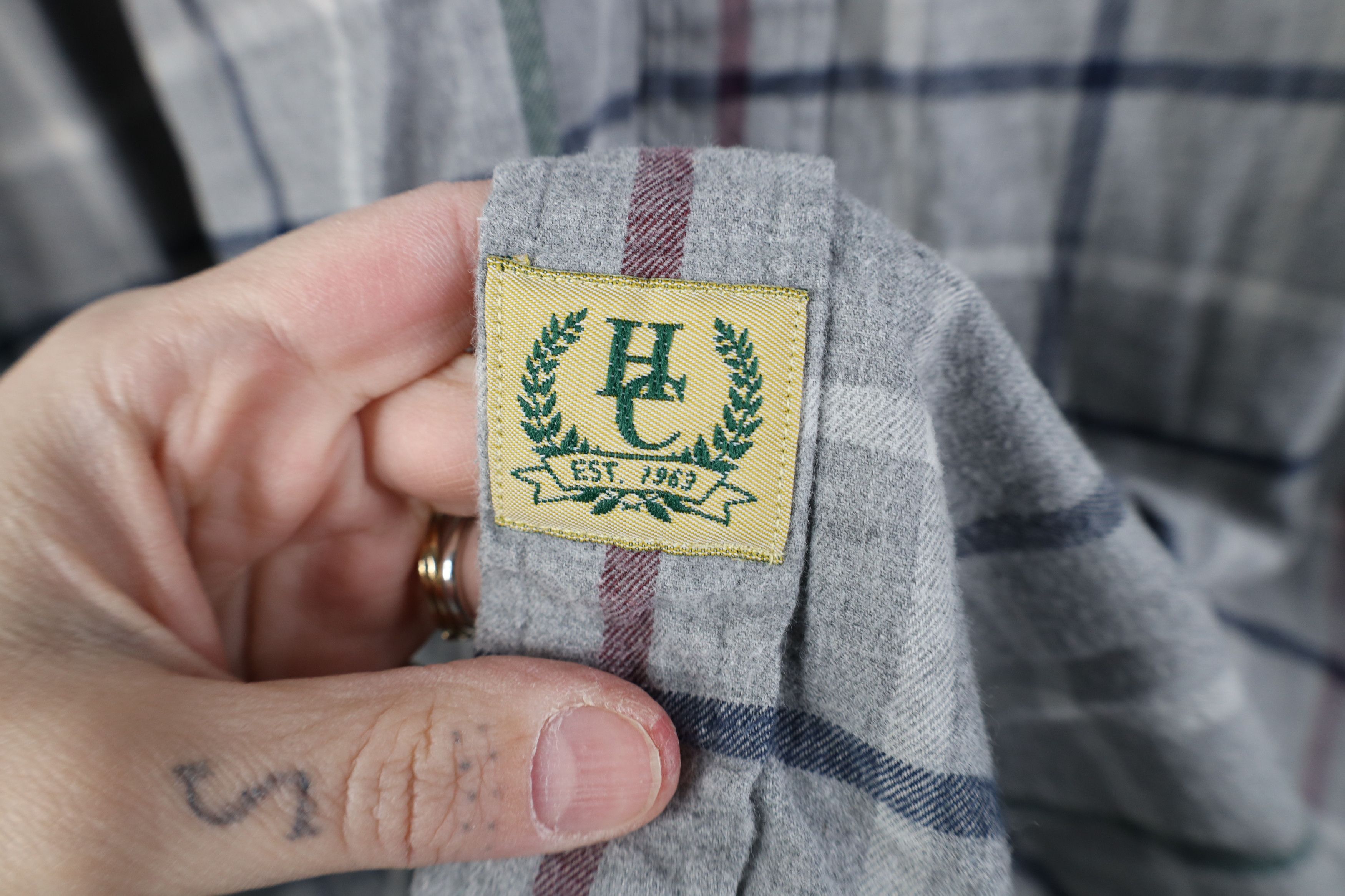 Vintage Vintage 90s Streetwear Collared Button Down Shirt Plaid Size US XXL / EU 58 / 5 - 4 Thumbnail