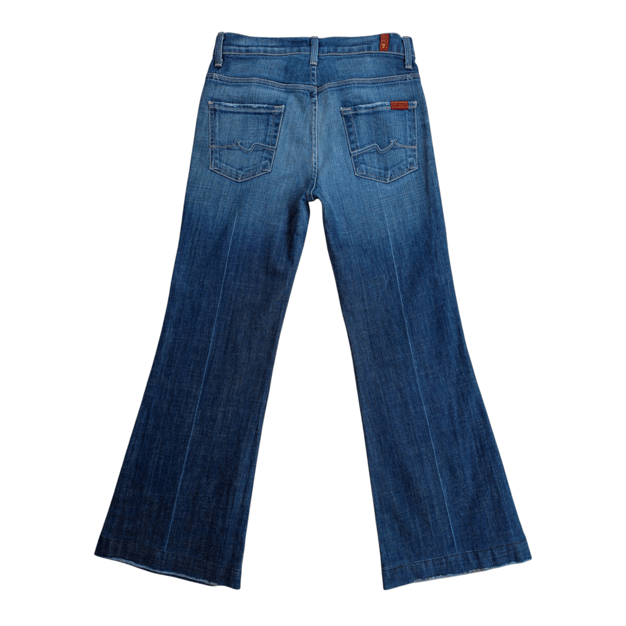 Japanese Brand × Vintage 7 For All Mankind Ginger Classic Japanese Bootcut Denim Size 28" / US 6 / IT 42 - 9 Thumbnail