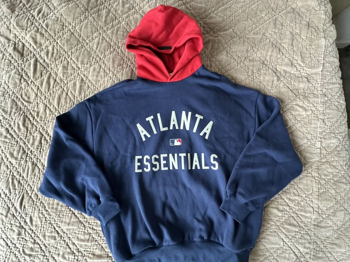 Essentials Essentials Atlanta Braves MLB Hoodie - NWT - Sz L - $250 Size US L / EU 52-54 / 3 - 1 Thumbnail