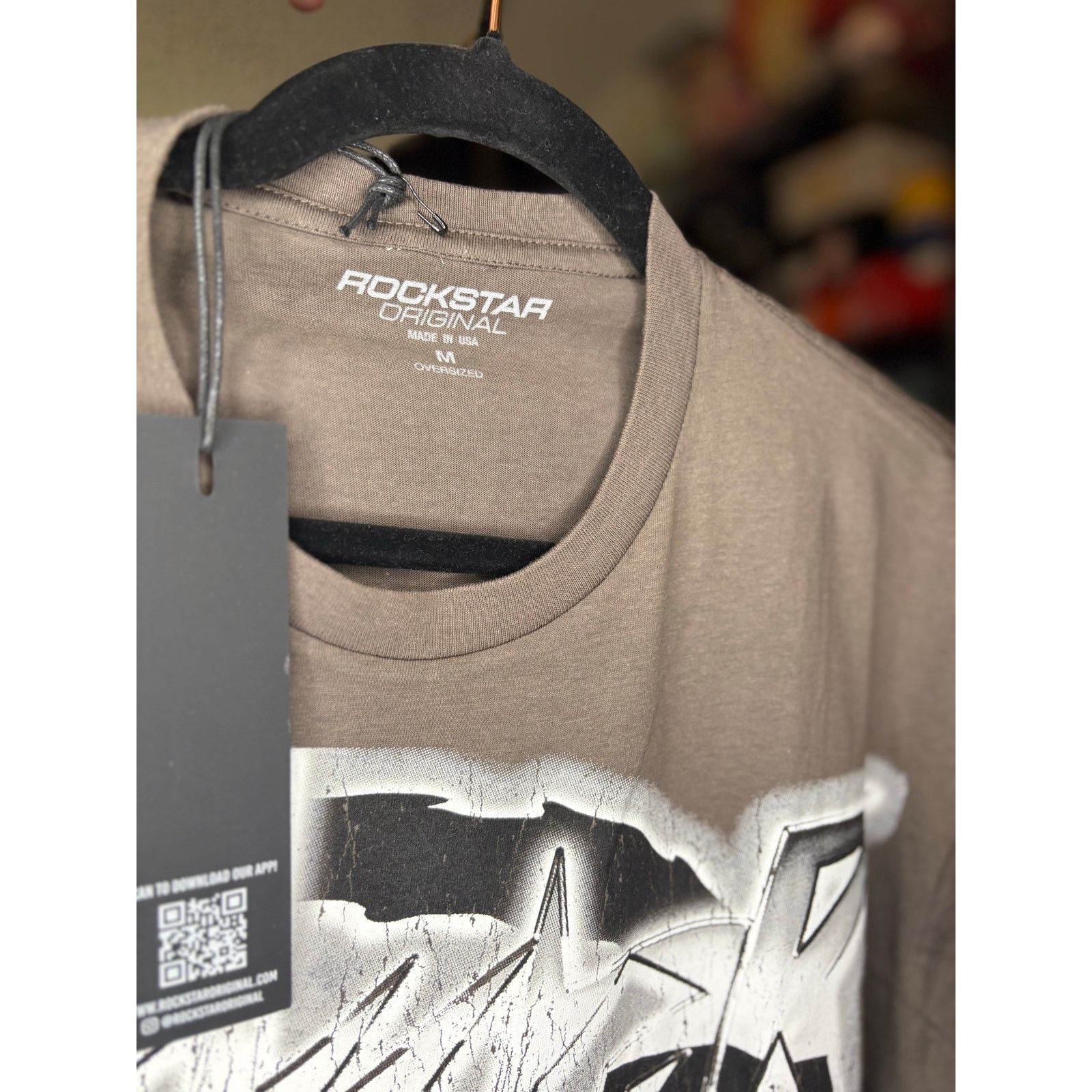 Rockstar Games NWT Sz. M - Men's Rockstart Graphic Tee (Gray) Size US M / EU 48-50 / 2 - 3 Thumbnail