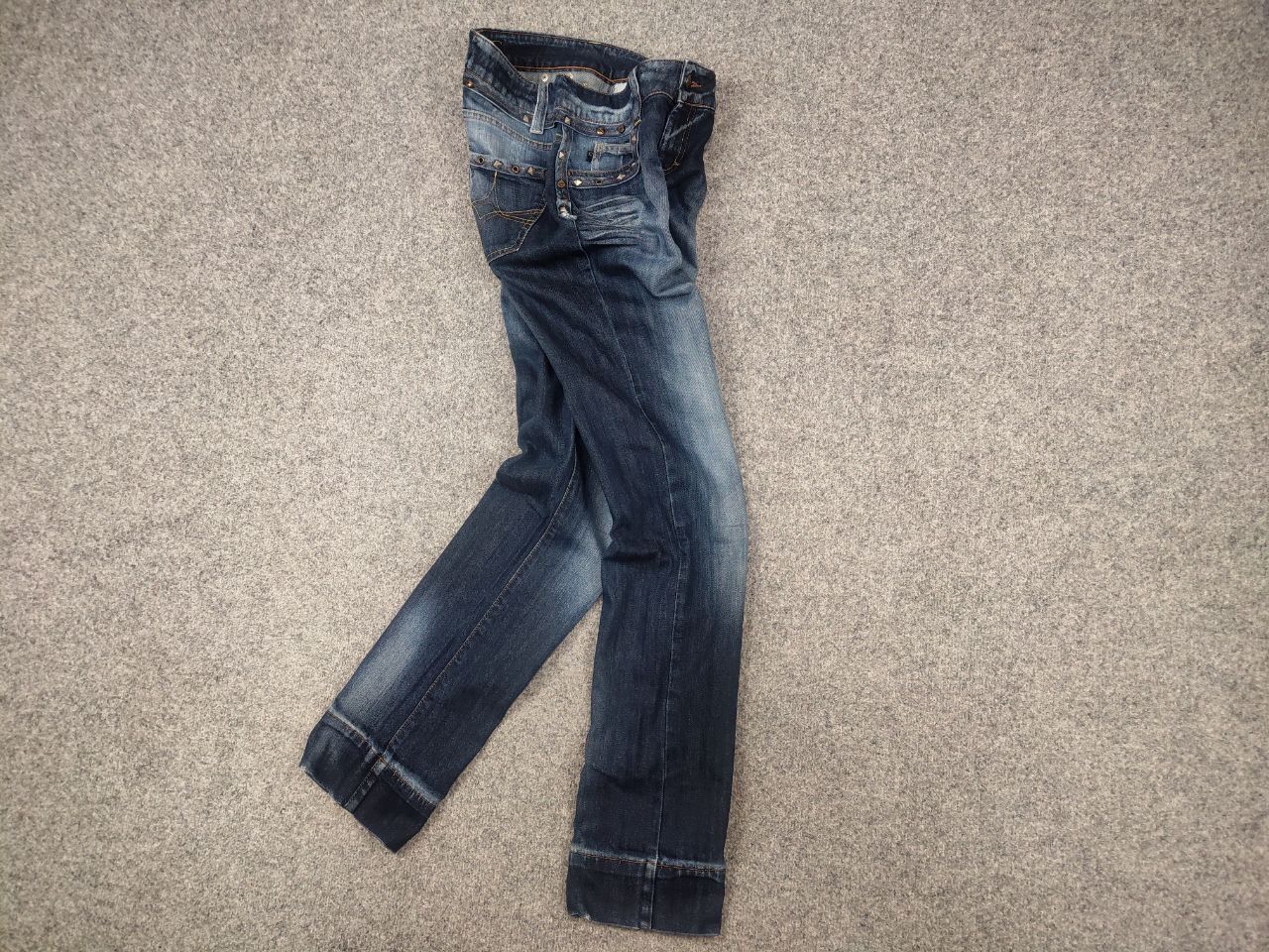 Just Cavalli Vintage 90's Just Cavalli Faded Denim Logo Jeans Y2K Style Size US 30 / EU 46 - 3 Thumbnail