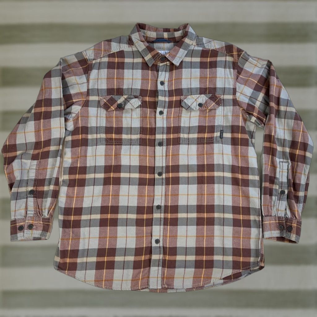 Vintage Columbia Plaid Flannel Shirt Omni-Wick Advanced Evaporation Sz L Men’s Button-Up Shirt Casual Outdoor] Size US L / EU 52-54 / 3 - 1 Thumbnail