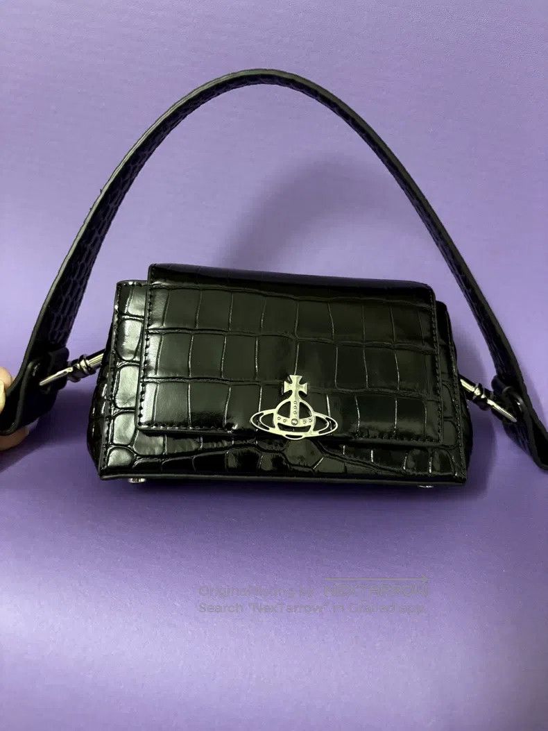 Vivienne Westwood Vivienne Westwood size os Crocodile-texture leather hazel s Size ONE SIZE - 1 Thumbnail