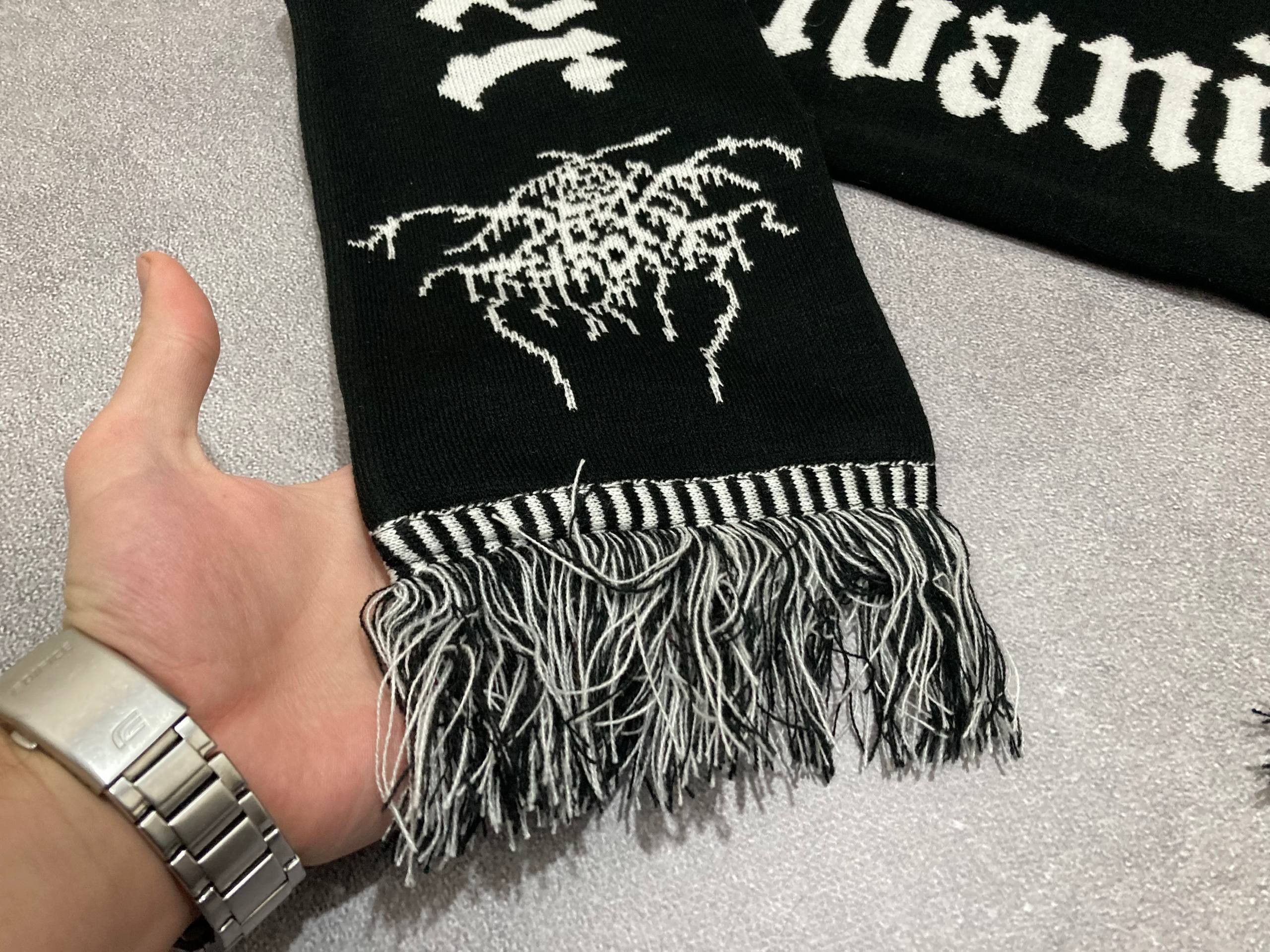 Band Tees Scarf Darkthrone - Transilvanian Hunger black metal Size ONE SIZE - 8 Thumbnail