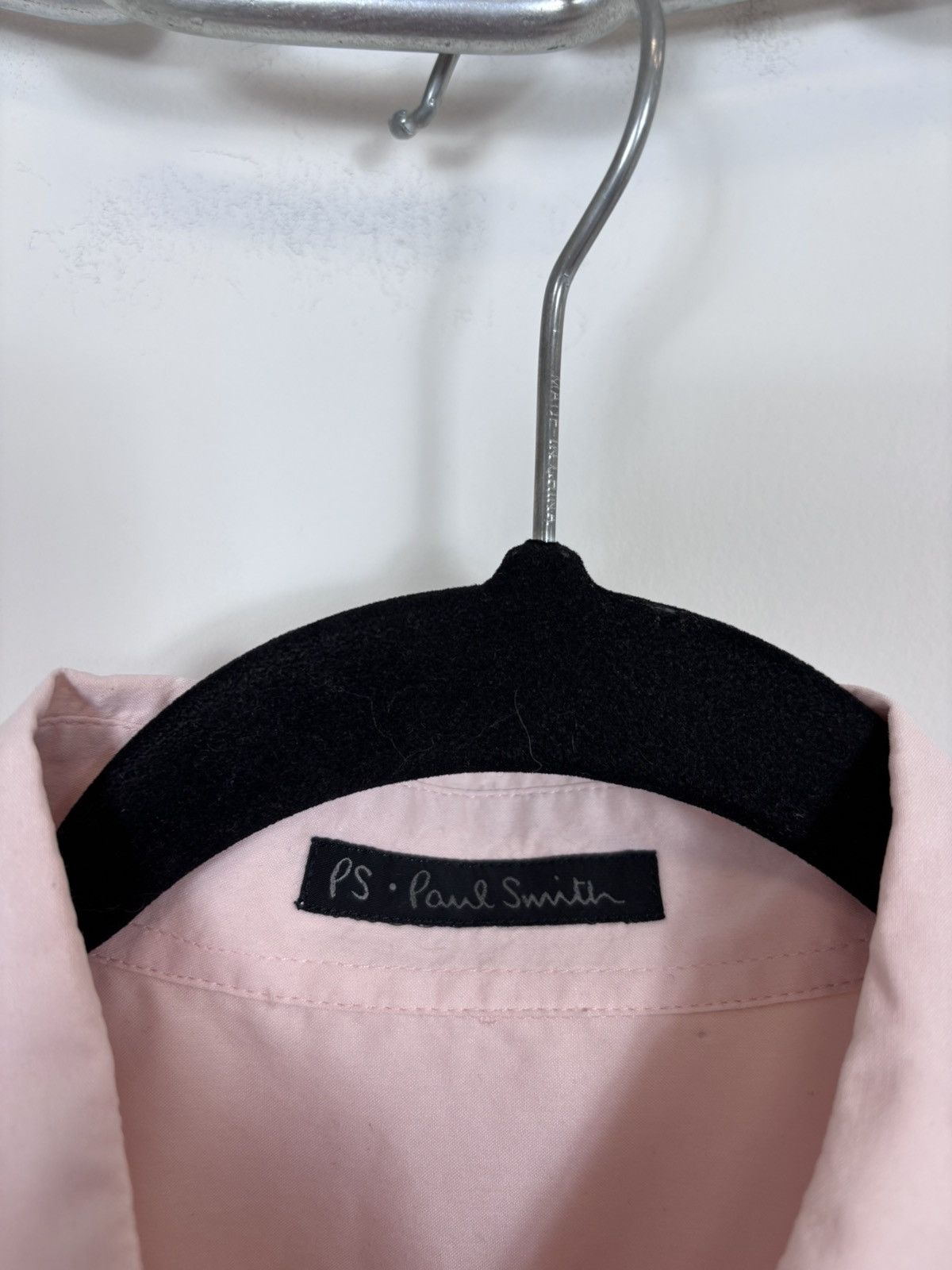 Paul Smith Paul Smith Men’s Pink Pocket Short Sleeve Shirt Cotton Blend Size US M / EU 48-50 / 2 - 10 Thumbnail