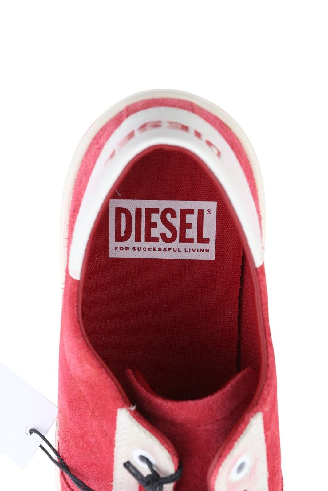 Diesel S-MYDORI LC EU43 Red Suede Leather 41536 Size US 10 / EU 43 - 8 Thumbnail