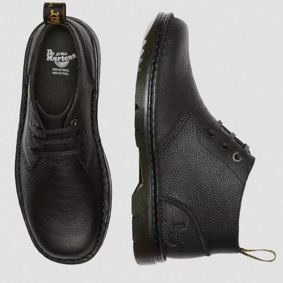 Dr. Martens Dr Martens Sussex Bear Track Black Pebbled Leather Slip Resi Size US 10 / EU 43 - 9 Thumbnail