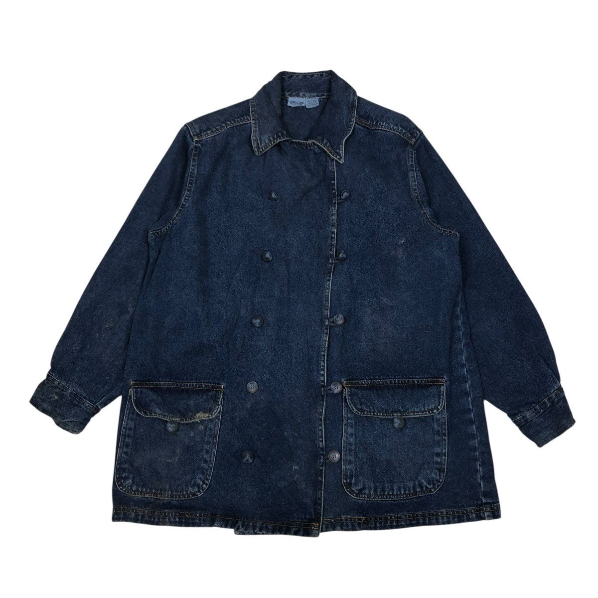 Japanese Brand 🔥VINTAGE CHORE WORK DENIM JACKET CHEROKEE ISSEY MIYAKE Size US L / EU 52-54 / 3 - 1 Thumbnail