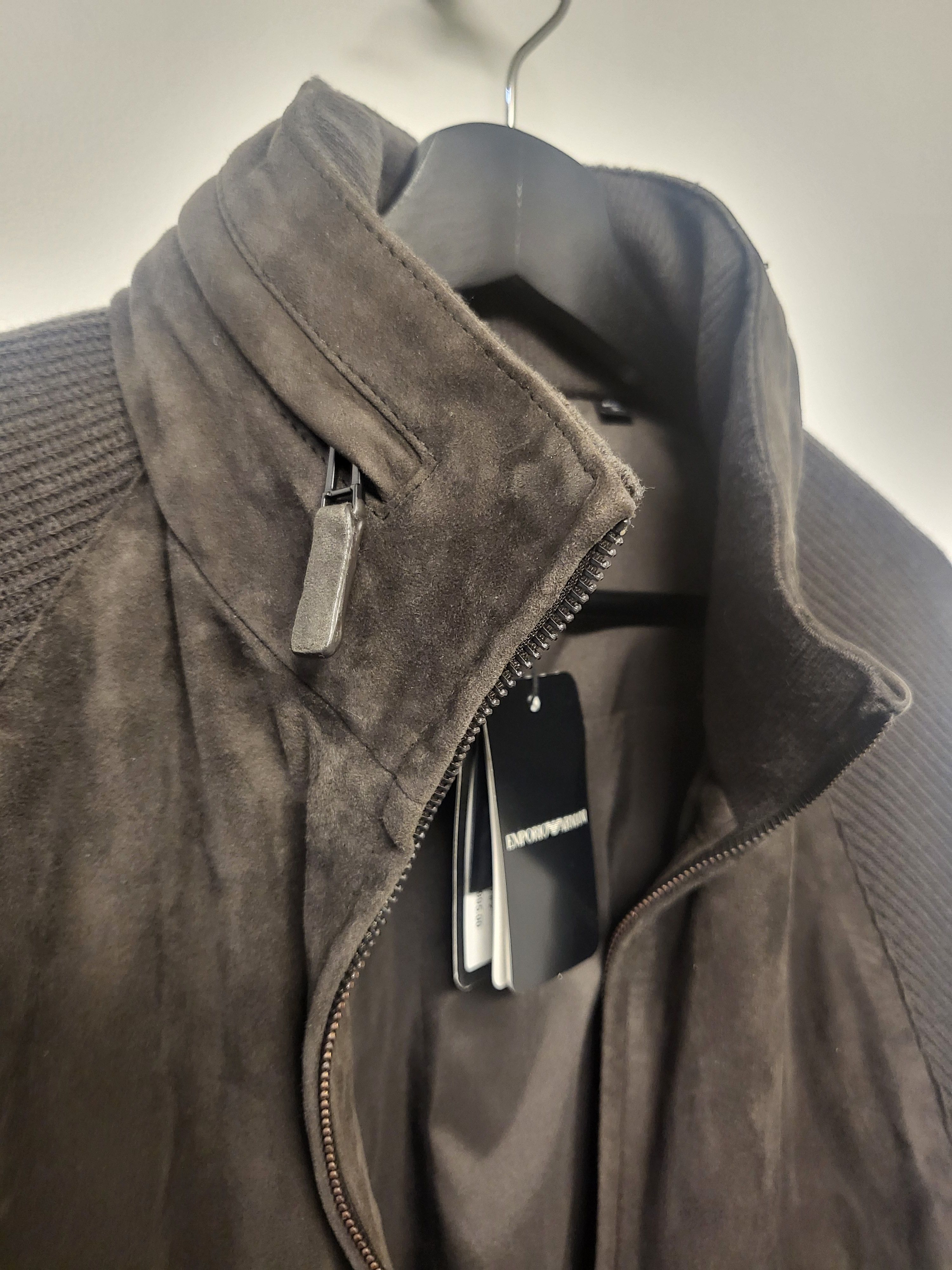 Emporio Armani Emporio Armani suede blouson jacket IT50 US40 Brown Size US M / EU 48-50 / 2 - 8 Thumbnail