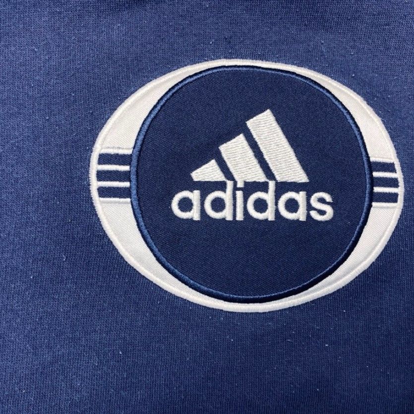 Adidas VINTAGE Adidas Crewneck Sweatshirt Mens XL Blue Embroidered Logo 8404 Size US XL / EU 56 / 4 - 5 Thumbnail
