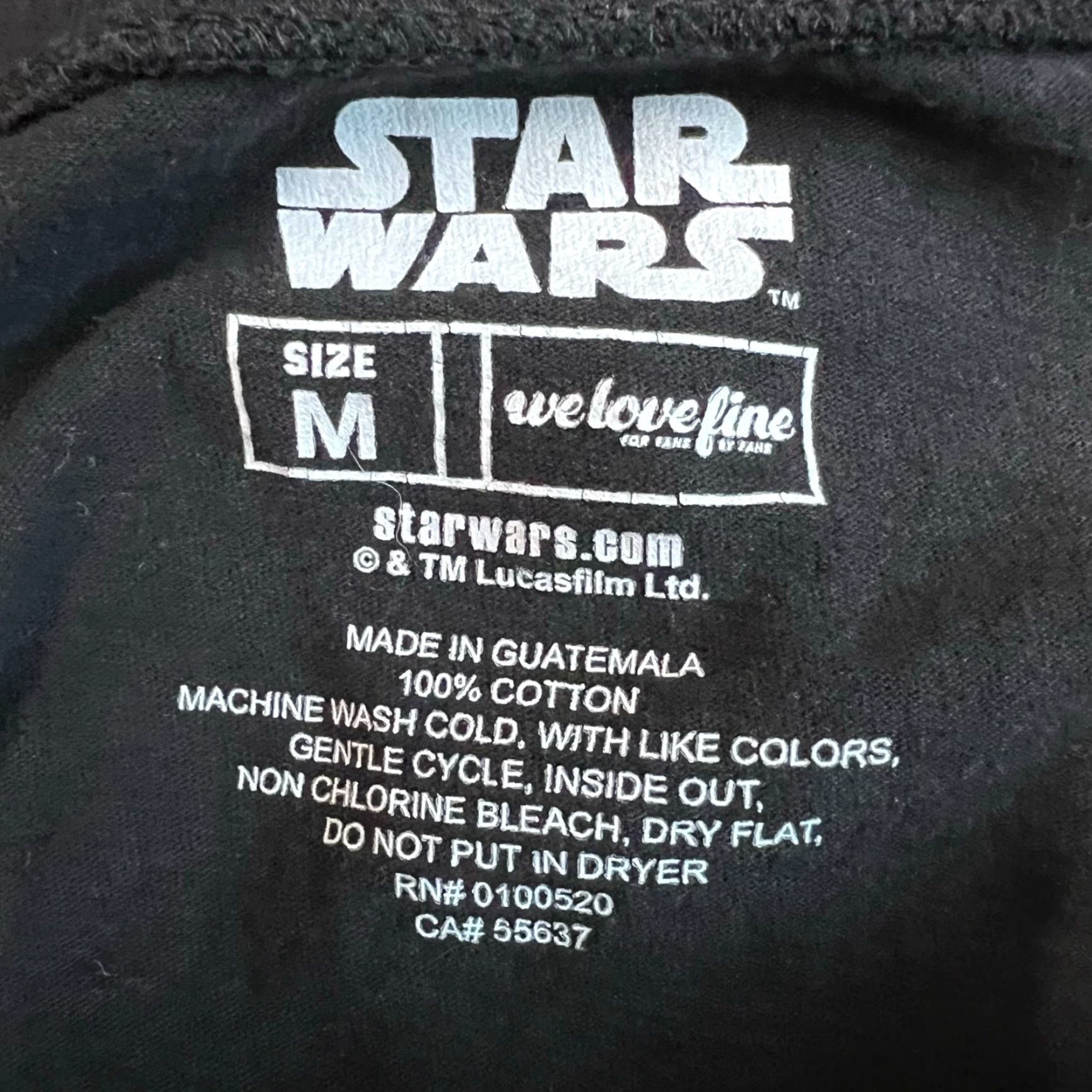 Star Wars Vintage Star Wars Darth Vader T-Shirt Adult Medium Black Graphic Tee Men Size US M / EU 48-50 / 2 - 5 Thumbnail