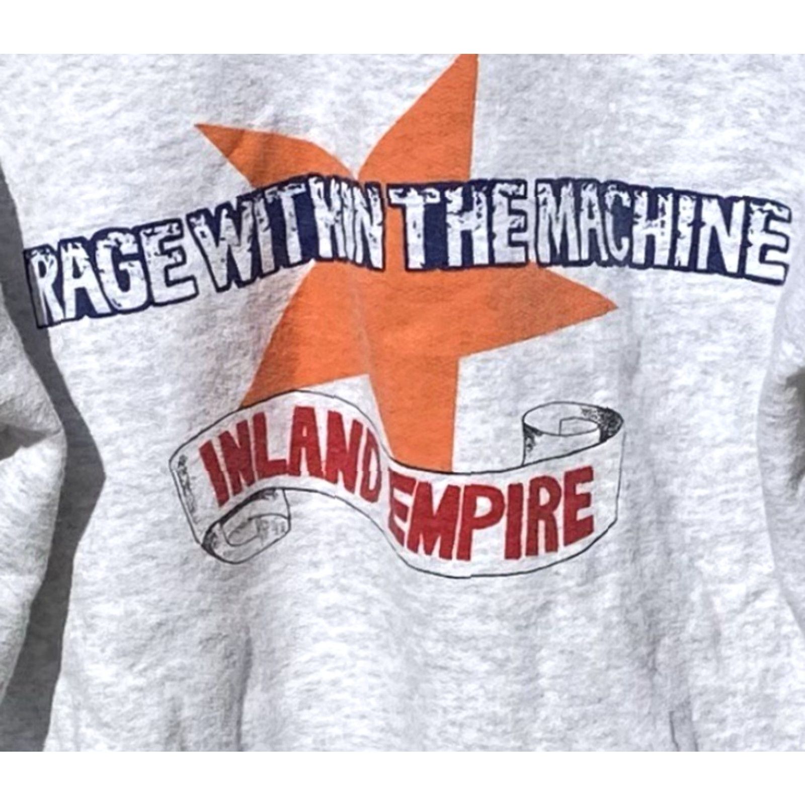 Hanes VINTAGE Hanes Desert YMCA I.E.C Rage Machine Inland Empire Hoodie Sweatshirt L Gray 90s Mens Hoodie Size US L / EU 52-54 / 3 - 4 Thumbnail