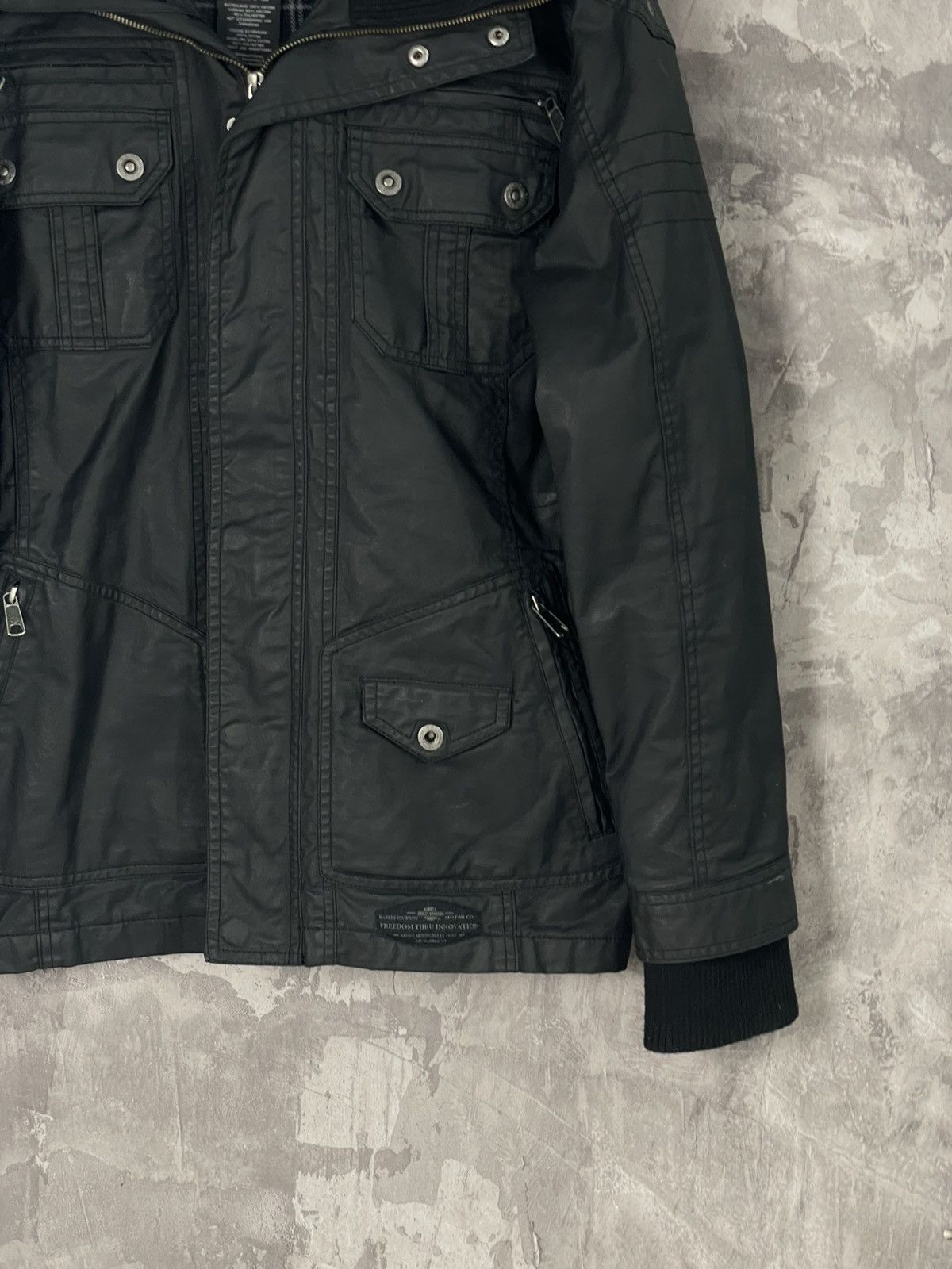 Harley Davidson Vintage Harley Davidson Cargo Y2K Bondage Jacket Size US M / EU 48-50 / 2 - 6 Thumbnail