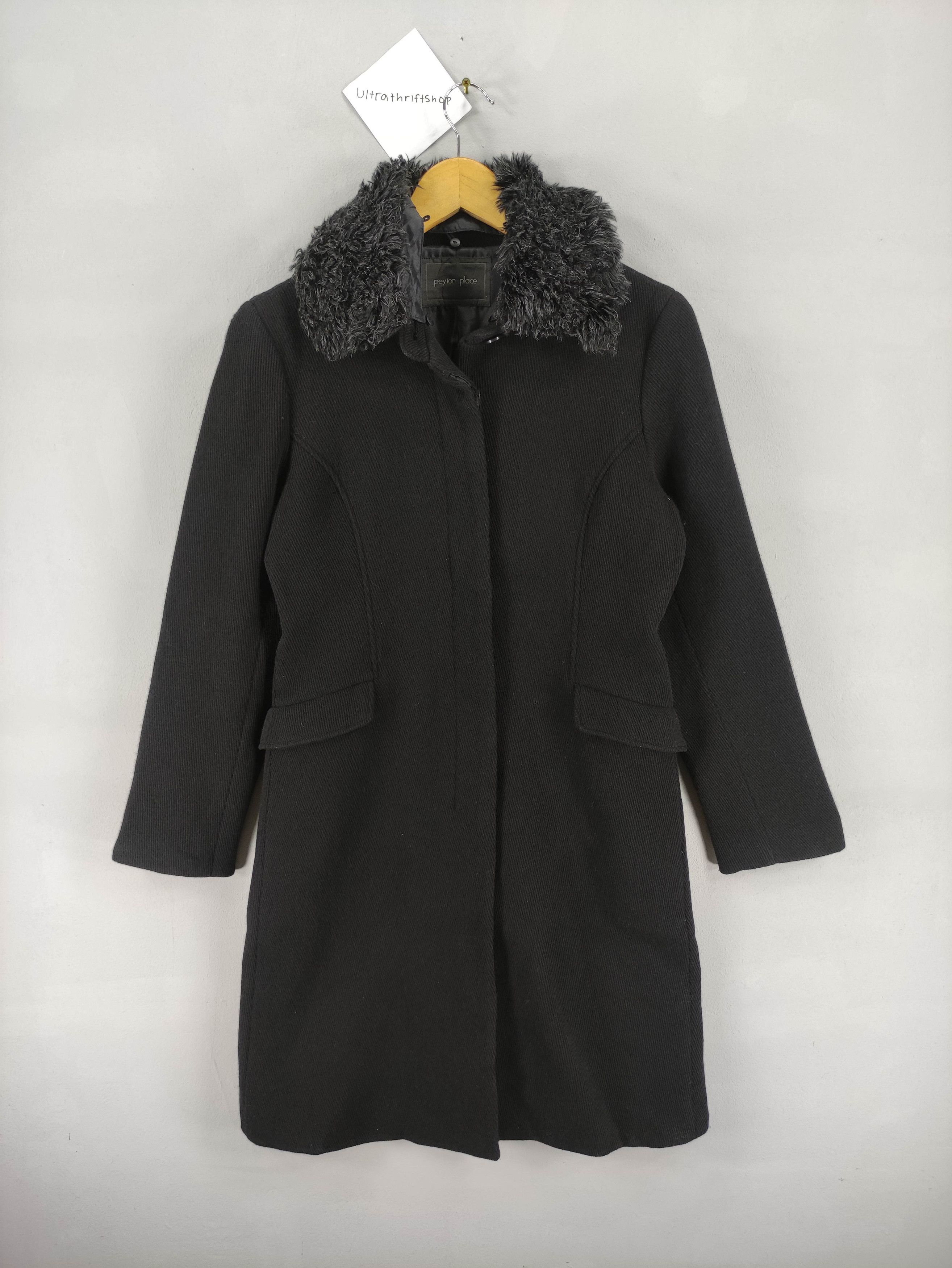 Japanese Brand Vintage Peyton Place Wool Coat Jacket Size XS / US 0-2 / IT 36-38 - 1 Thumbnail