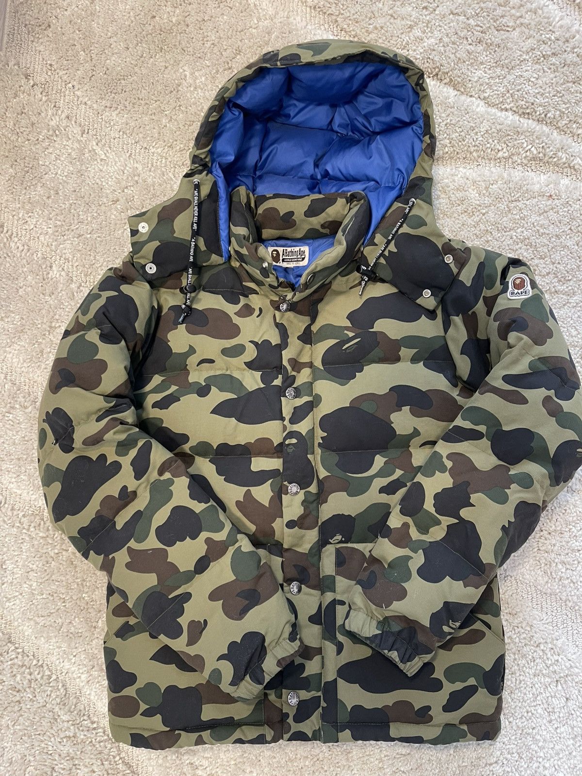 Bape A Bathing Ape Bape Camo Coat Detachable Hood Size US S / EU 44-46 / 1 - 1 Thumbnail