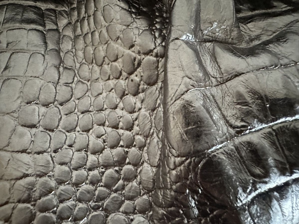 Vintage Silver leather clutch Size ONE SIZE - 6 Thumbnail