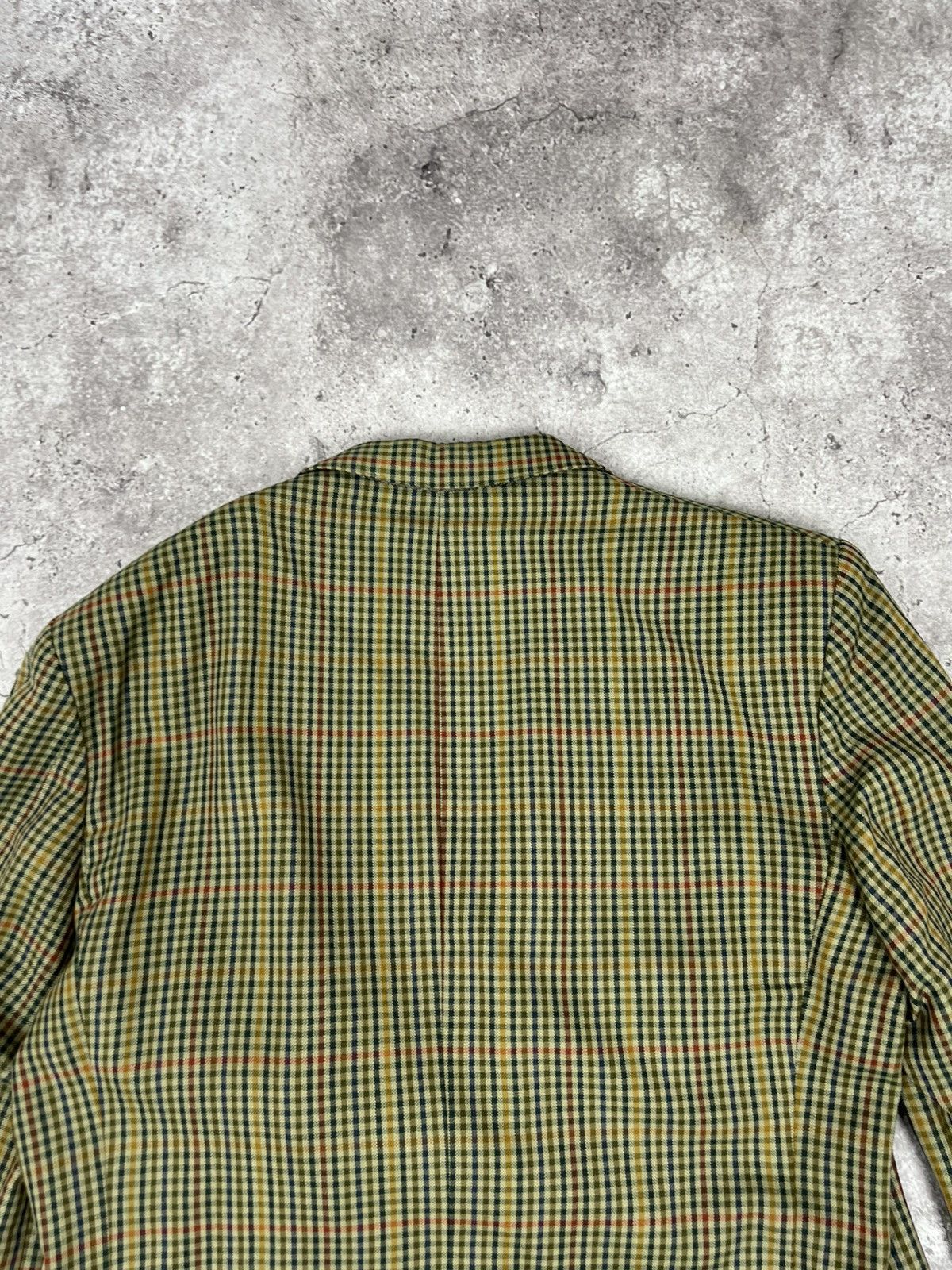 Burberry Vintage Burberrys Wool Blazer Jacket Lining Monogram Size 50R - 20 Thumbnail